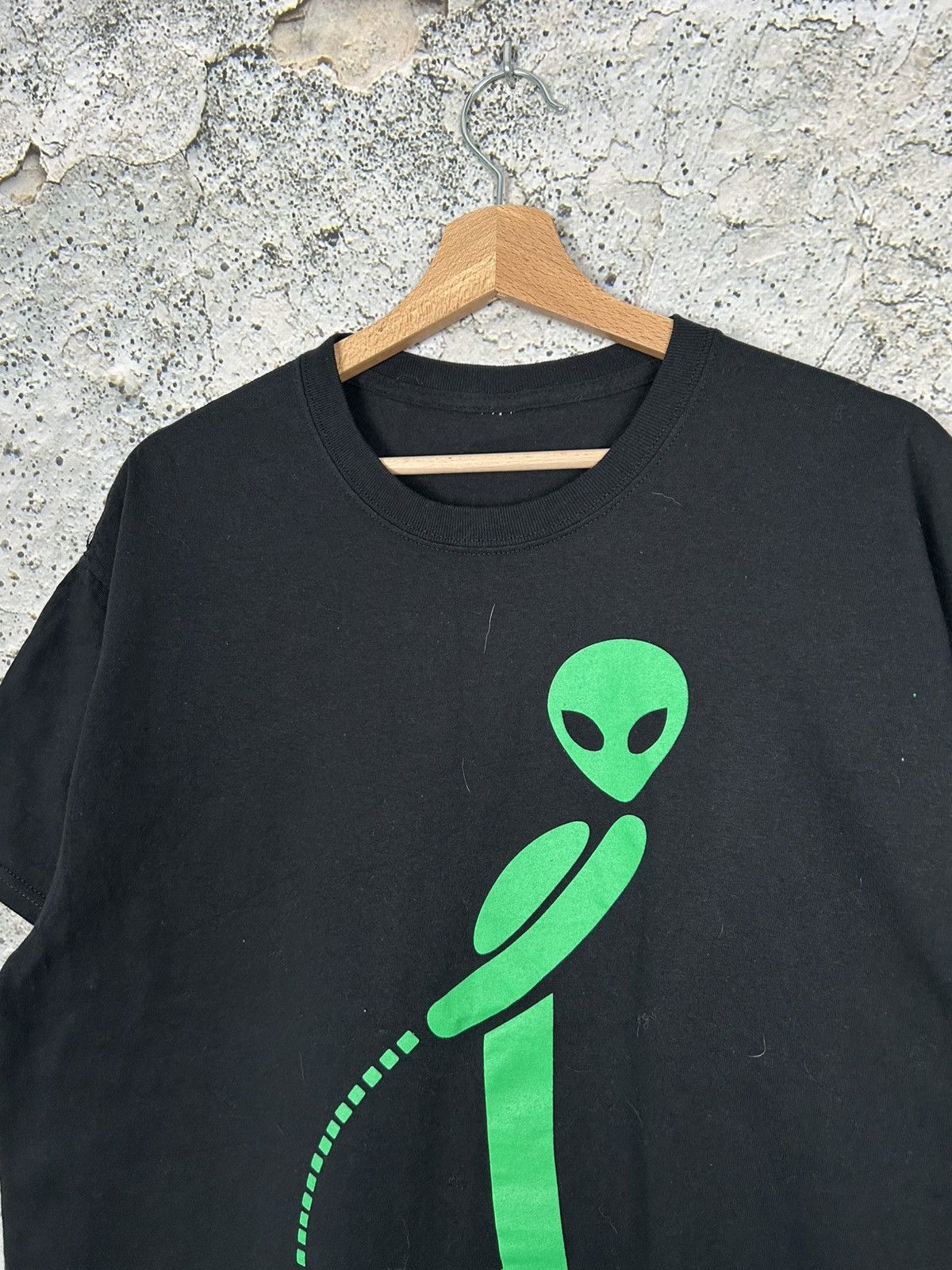 Vintage Vintage Greenpiss UFO Alien Graphic Tee Humor Skate Baggy Size US L / EU 52-54 / 3 - 3 Thumbnail
