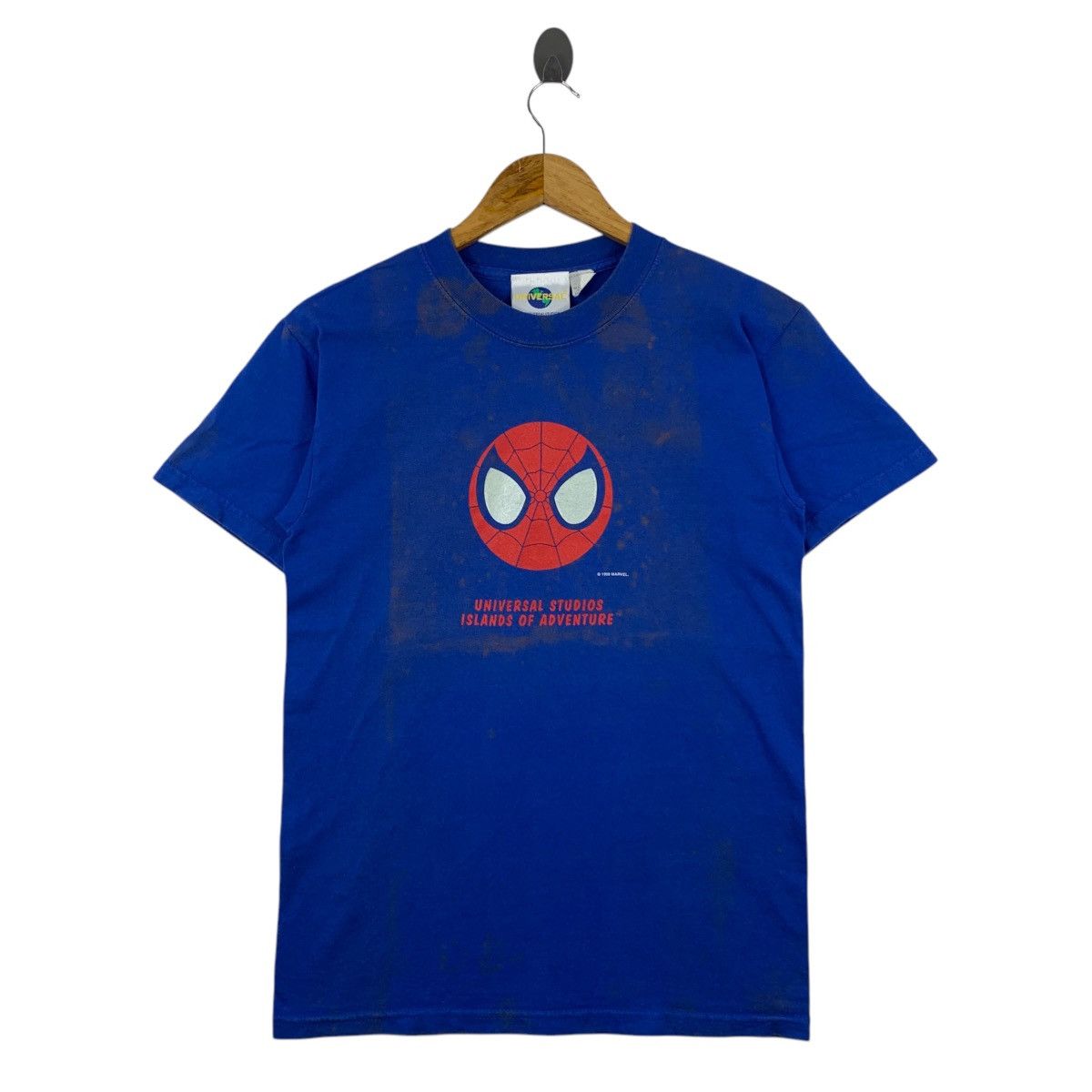Vintage Vintage SPIDERMAN 1999 Marvel Logo Print Universal Shirt Size US S / EU 44-46 / 1 - 1 Thumbnail