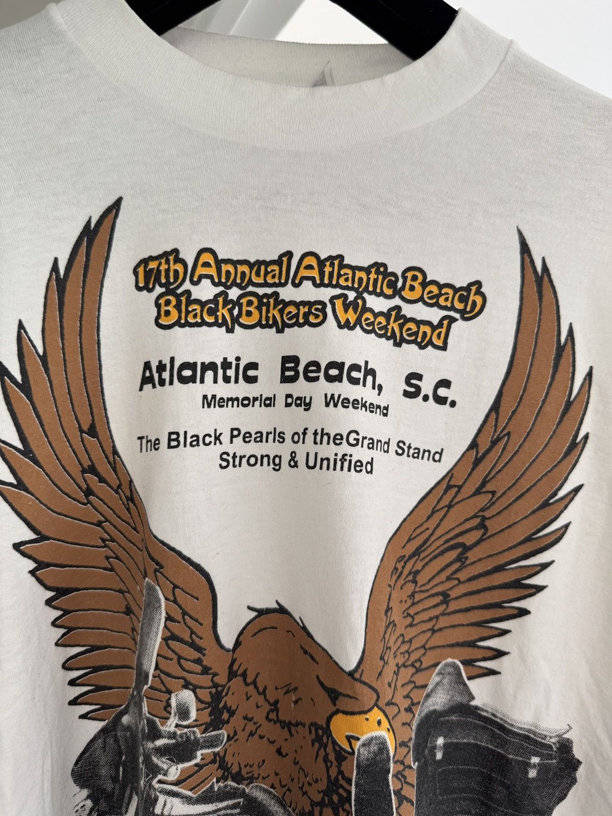 Harley Davidson *RARE* 90s VINTAGE HARLEY DAVIDSON ATLANTIC BEACH BLACK WEEK Size US XXL / EU 58 / 5 - 3 Thumbnail