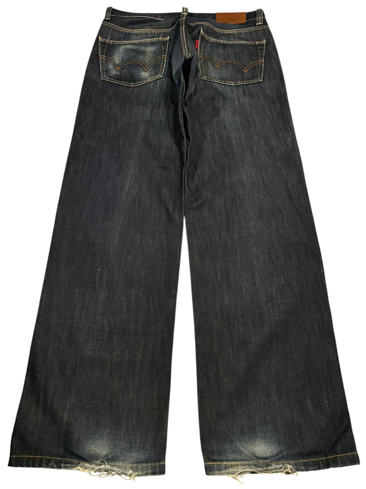 Edwin × Japanese Brand Vintage Y2k Edwin 503Z Faded Straight Cut Jeans Size US 36 / EU 52 - 1 Thumbnail