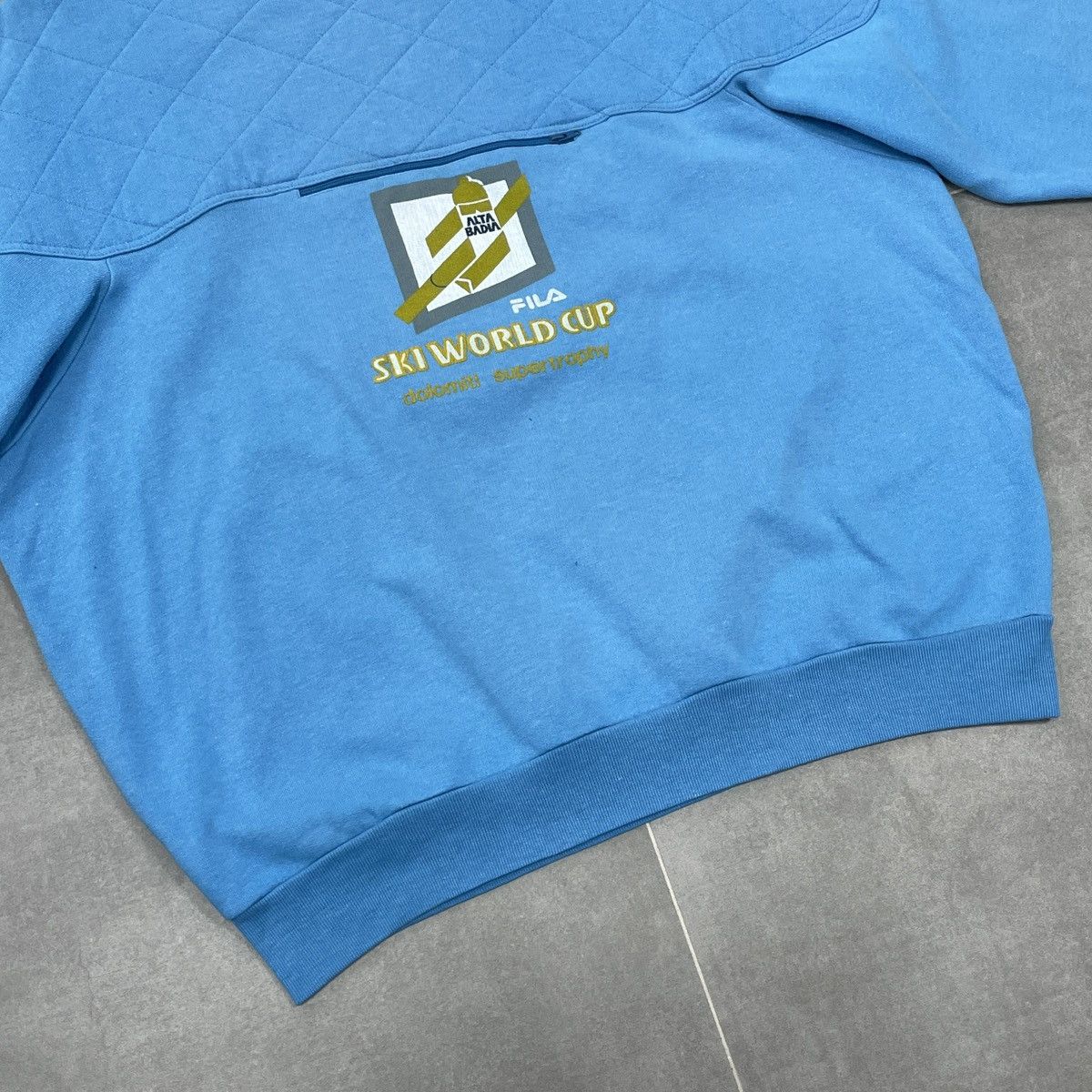 Fila × Vintage Vintage Fila Ski World Cup Dolomtiti Supertrophy Sweatshirt Size US L / EU 52-54 / 3 - 6 Thumbnail