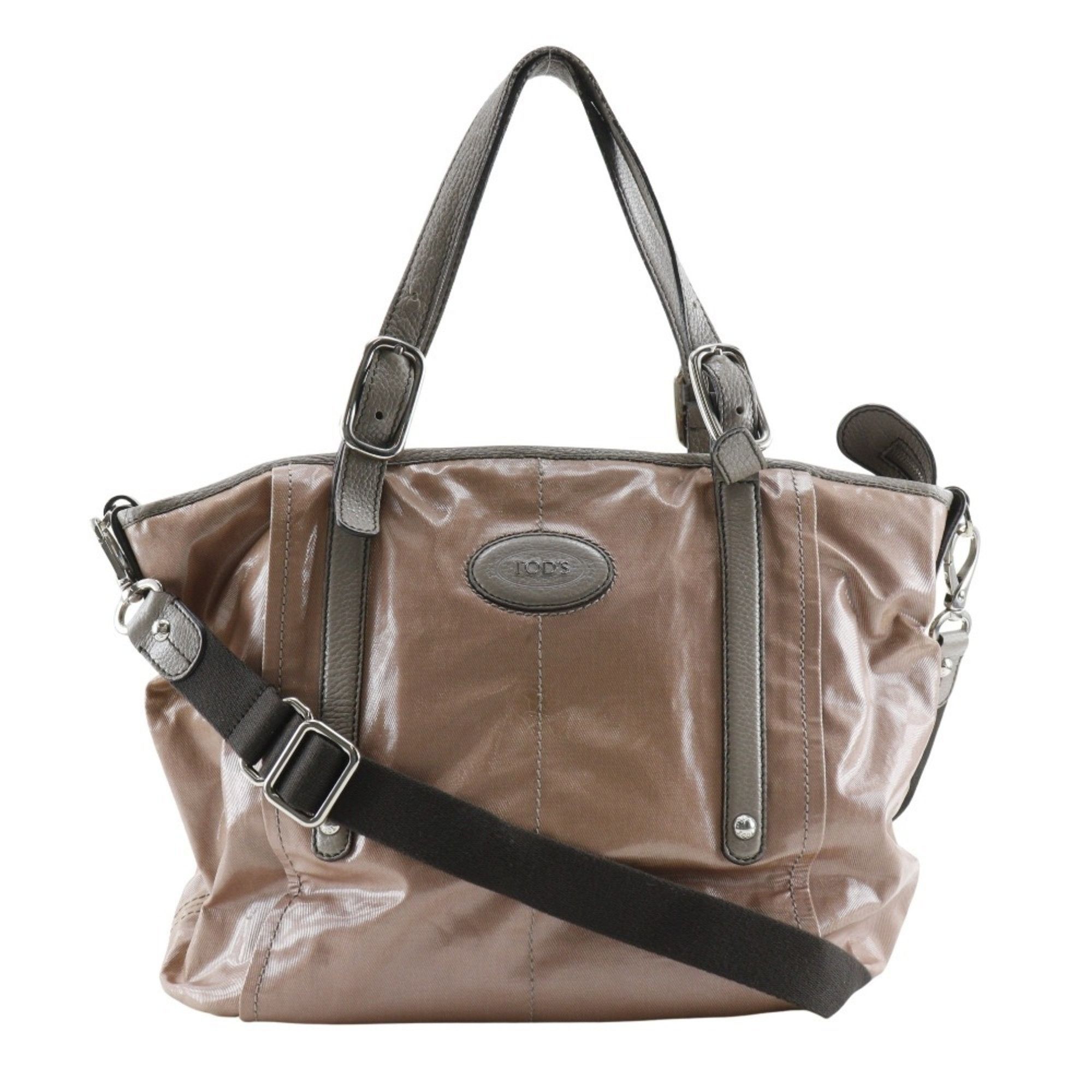 Tod's Tod's G line tote bag shoulder PVC brown 2way ladies Size ONE SIZE - 1 Thumbnail