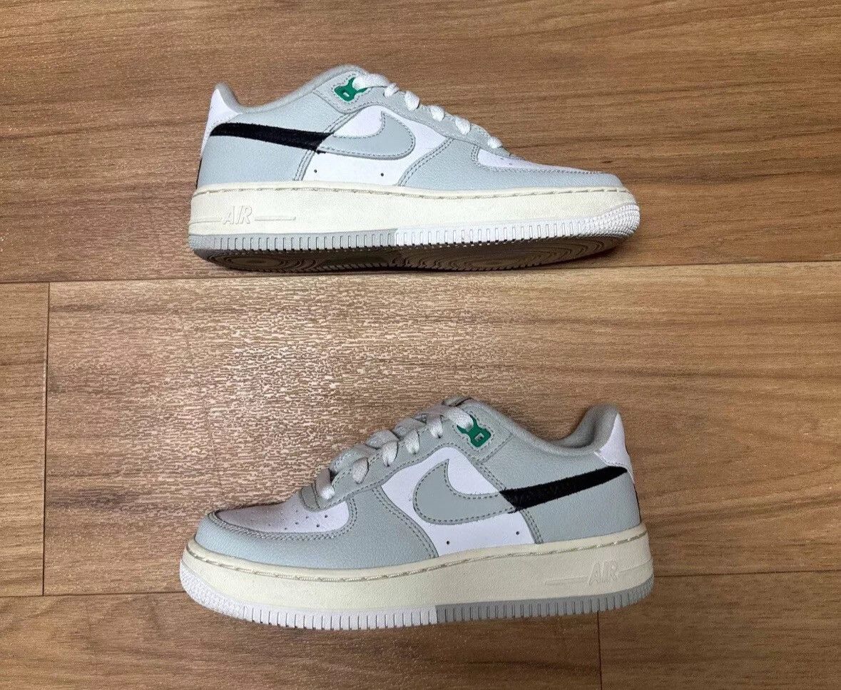Nike Nike Air Force 1 '07 LV8 Split - Light Silver Size US 4 / IT 34 - 2 Thumbnail