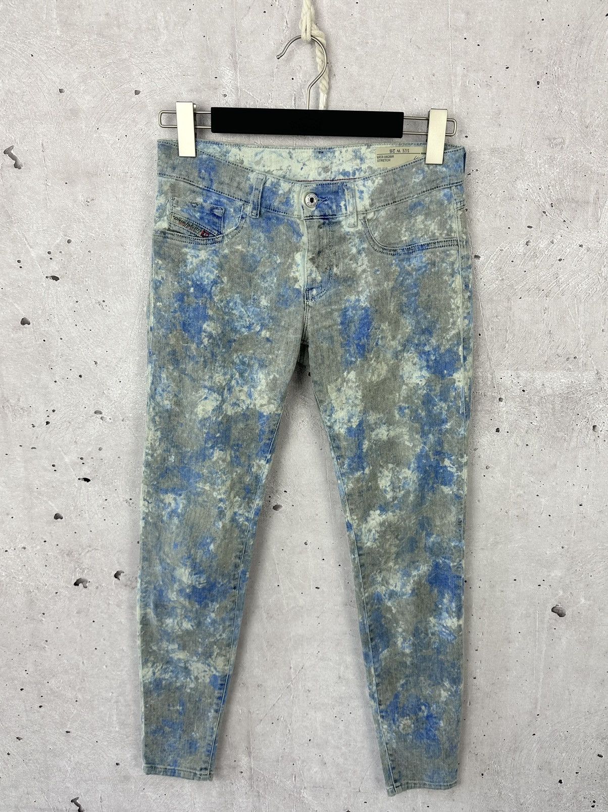 Diesel × Vintage Diesel Vintage Sample Washed Skinny Women’s Cotton Pants Size 28" / US 6 / IT 42 - 2 Thumbnail