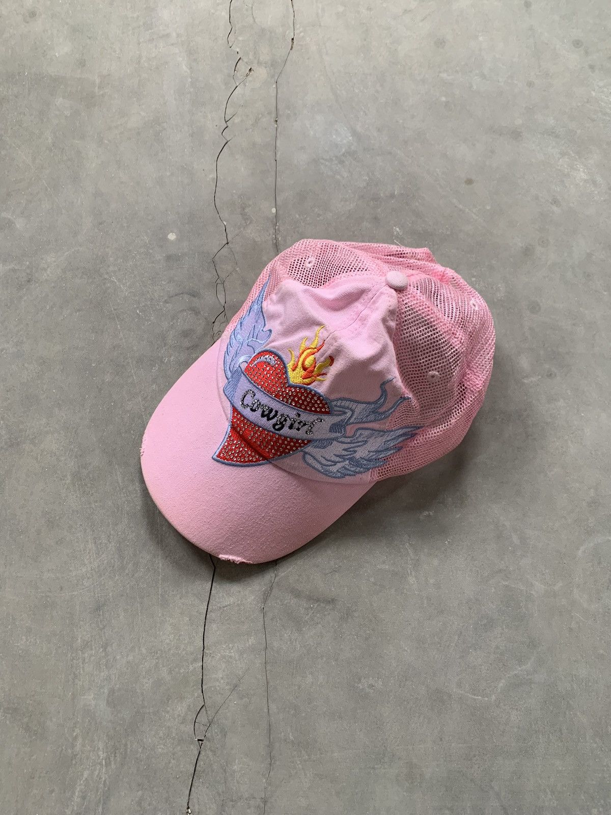 Japanese Brand Blazin Roxx Cowgirl Women Heart Tattoo Basseball Cap Size ONE SIZE - 4 Thumbnail