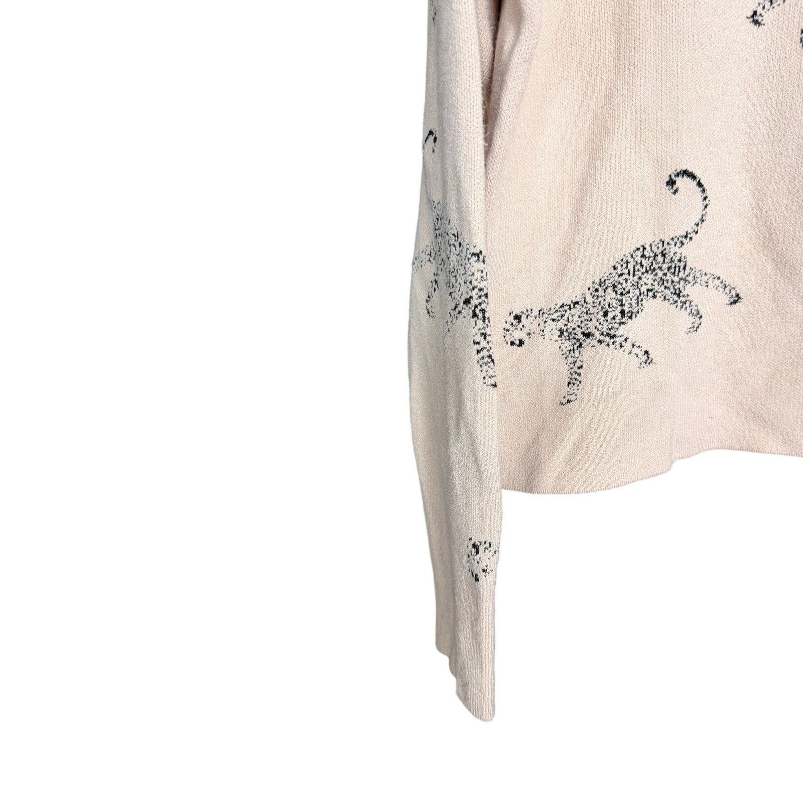 Philosophy di Lorenzo Serafini Philosophy Republic Women's Cheetah Boatneck Sweater Size M Size M / US 6-8 / IT 42-44 - 4 Thumbnail