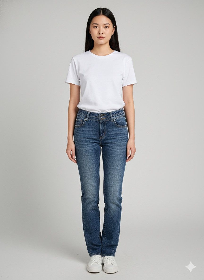 DKNY 🔥DKNY Jeans Distressed Denim Size 34" / US 12 / IT 48 - 1 Thumbnail