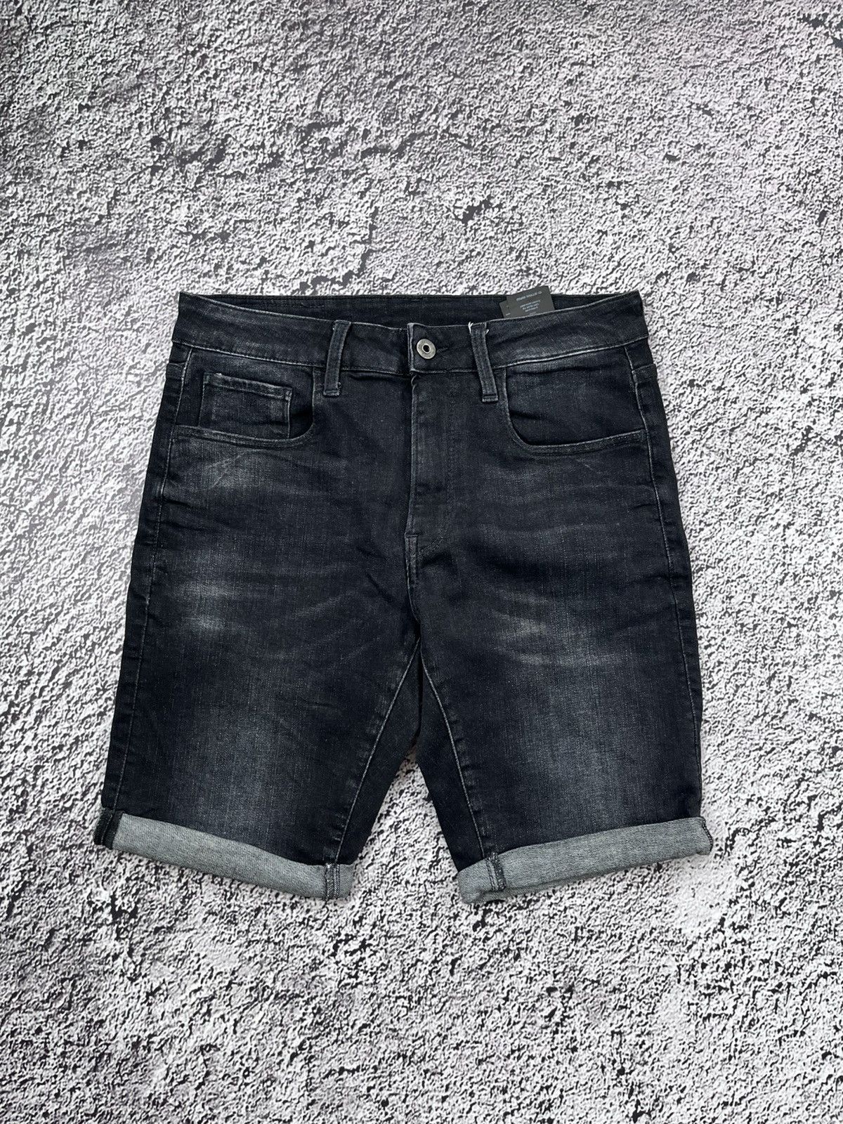 G-Star G Star Raw 3301 Slim 1/2 Denim Shorts Size 31 Size US 31 - 1 Thumbnail