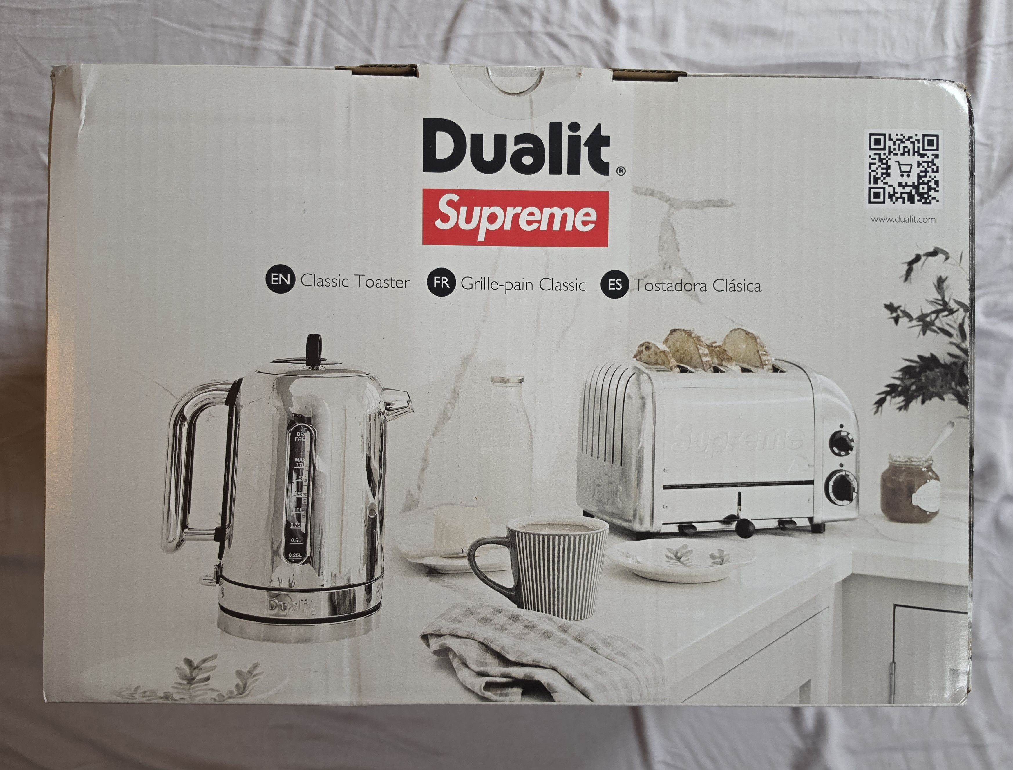 Supreme Supreme Dualit 4-Slice Toaster Silver Size ONE SIZE - 3 Thumbnail