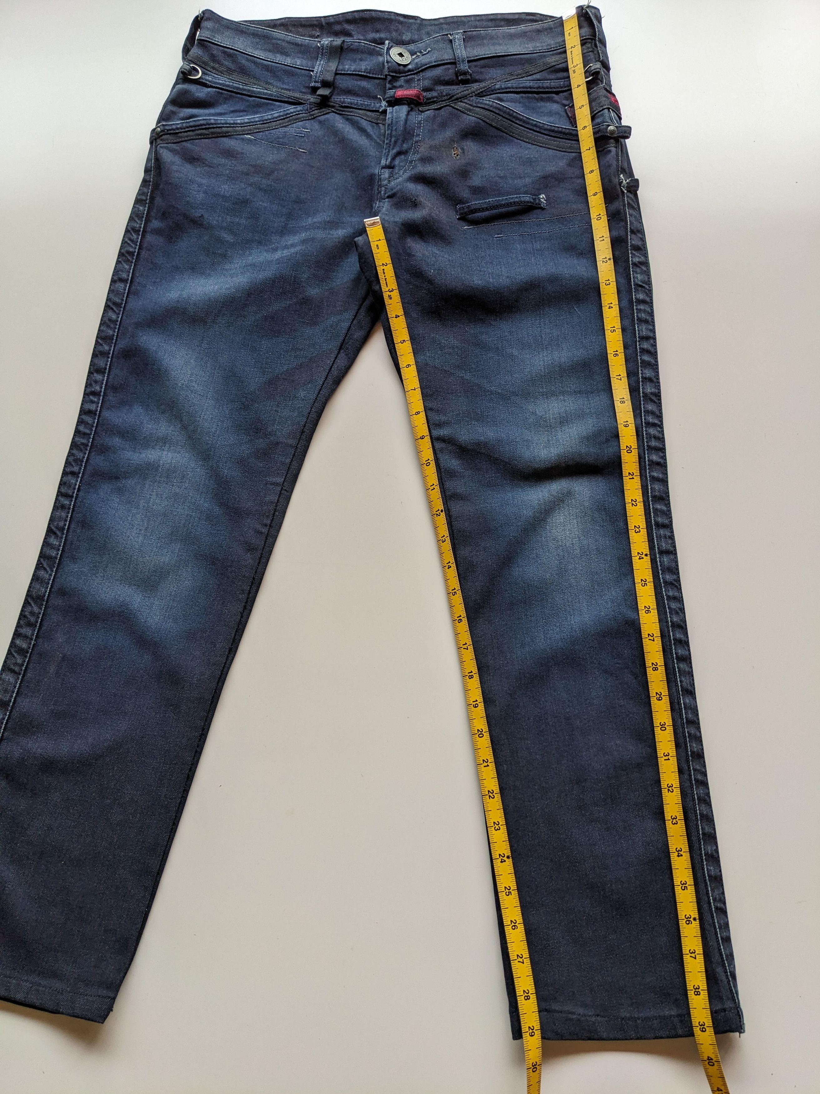 Le Grande Bleu (L.G.B.) × Marithe + Francois Girbaud Marithe Francois Girbaud indigo jeans Size US 35 - 7 Thumbnail