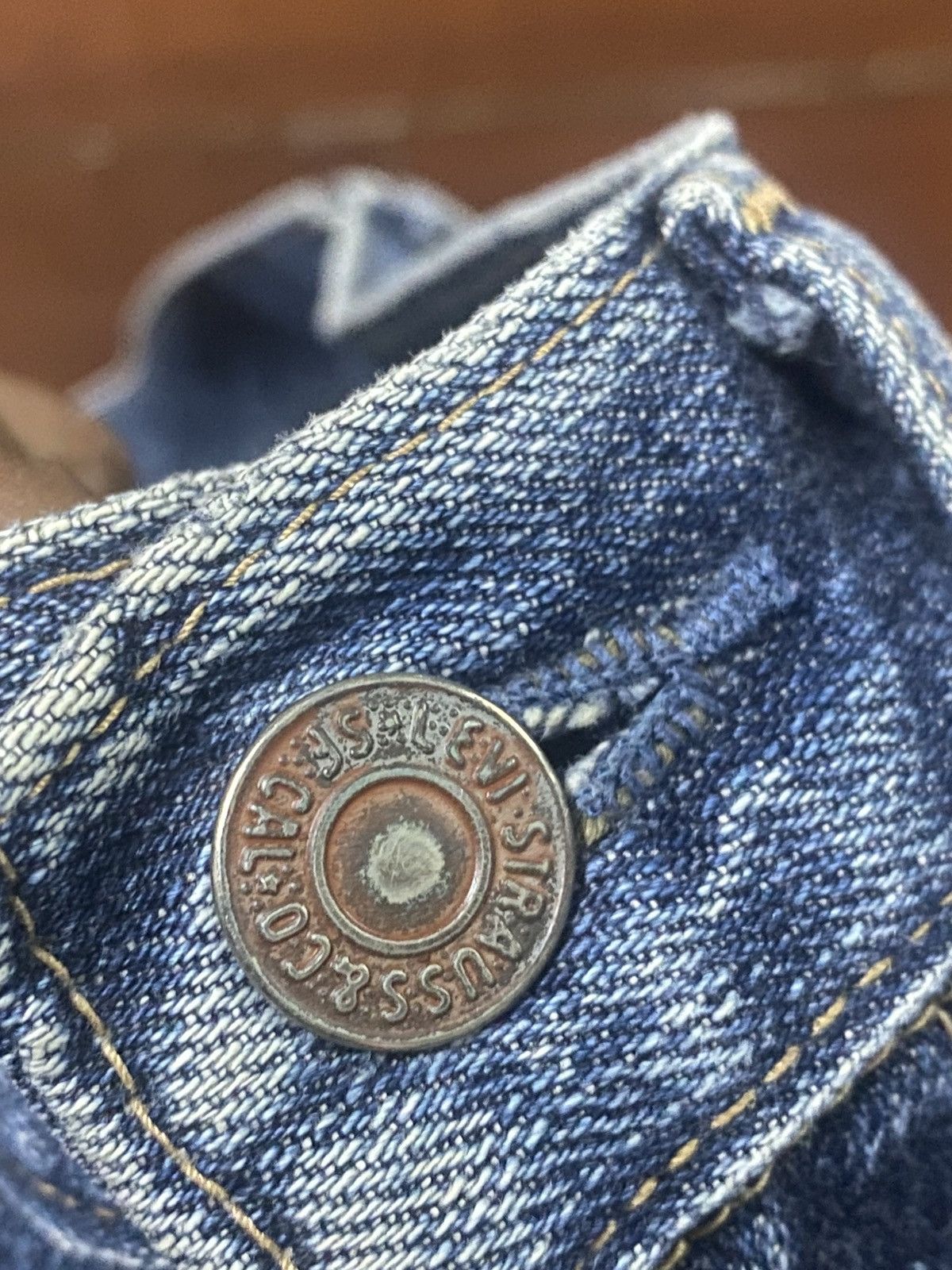 Levi's Vintage Levis 510 Red Loop Jeans nice faded mud wash rework Size US 29 - 18 Thumbnail