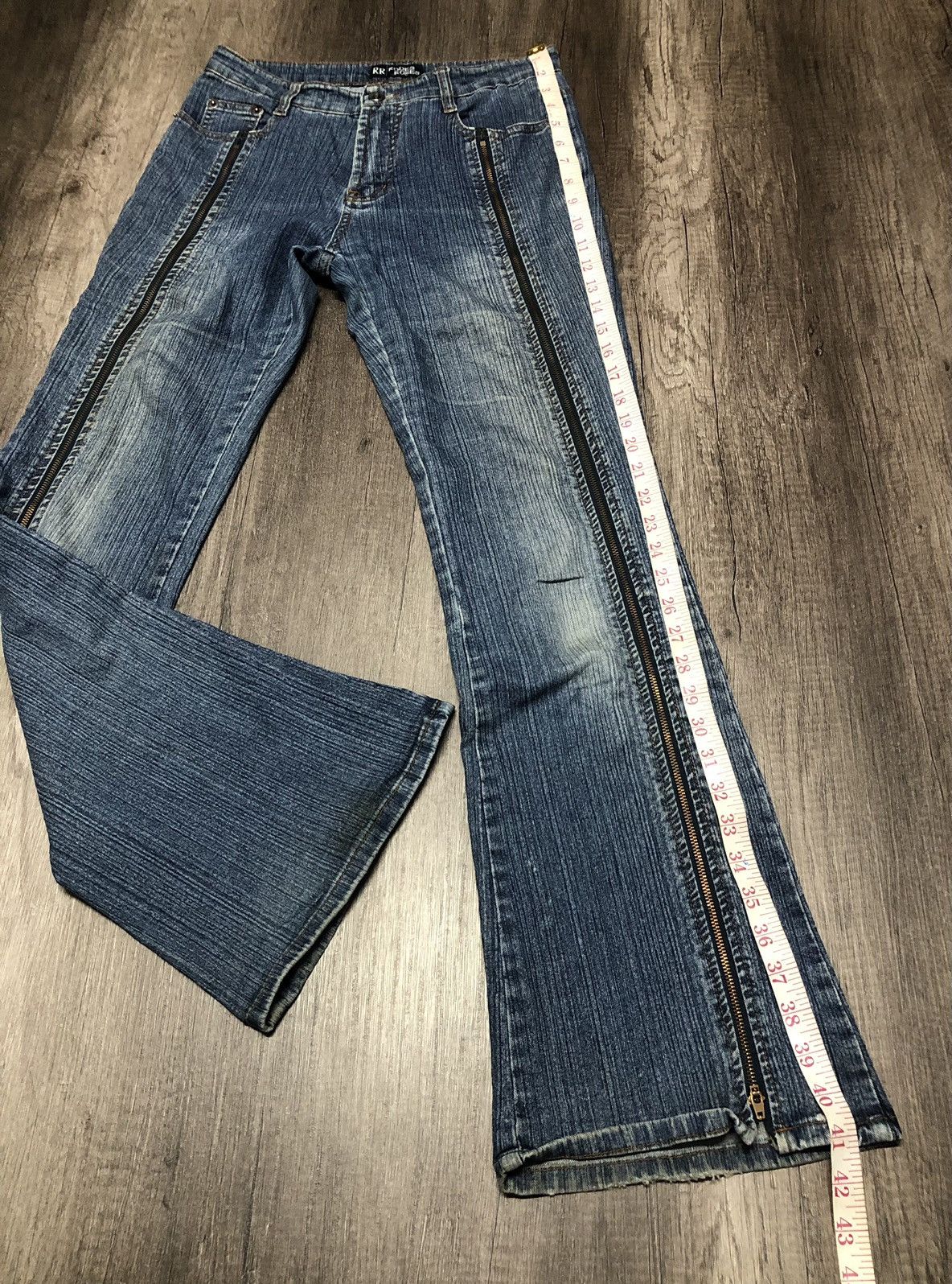 Designer × Japanese Brand Rodes Roses x Haphazard Jeans Size US 29 - 22 Thumbnail