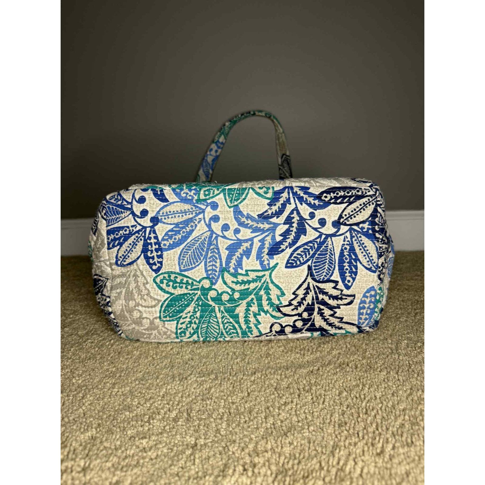 Vera Bradley Vera Bradley Cotton Hadley East West Tote Bag Santiago Size ONE SIZE - 14 Thumbnail