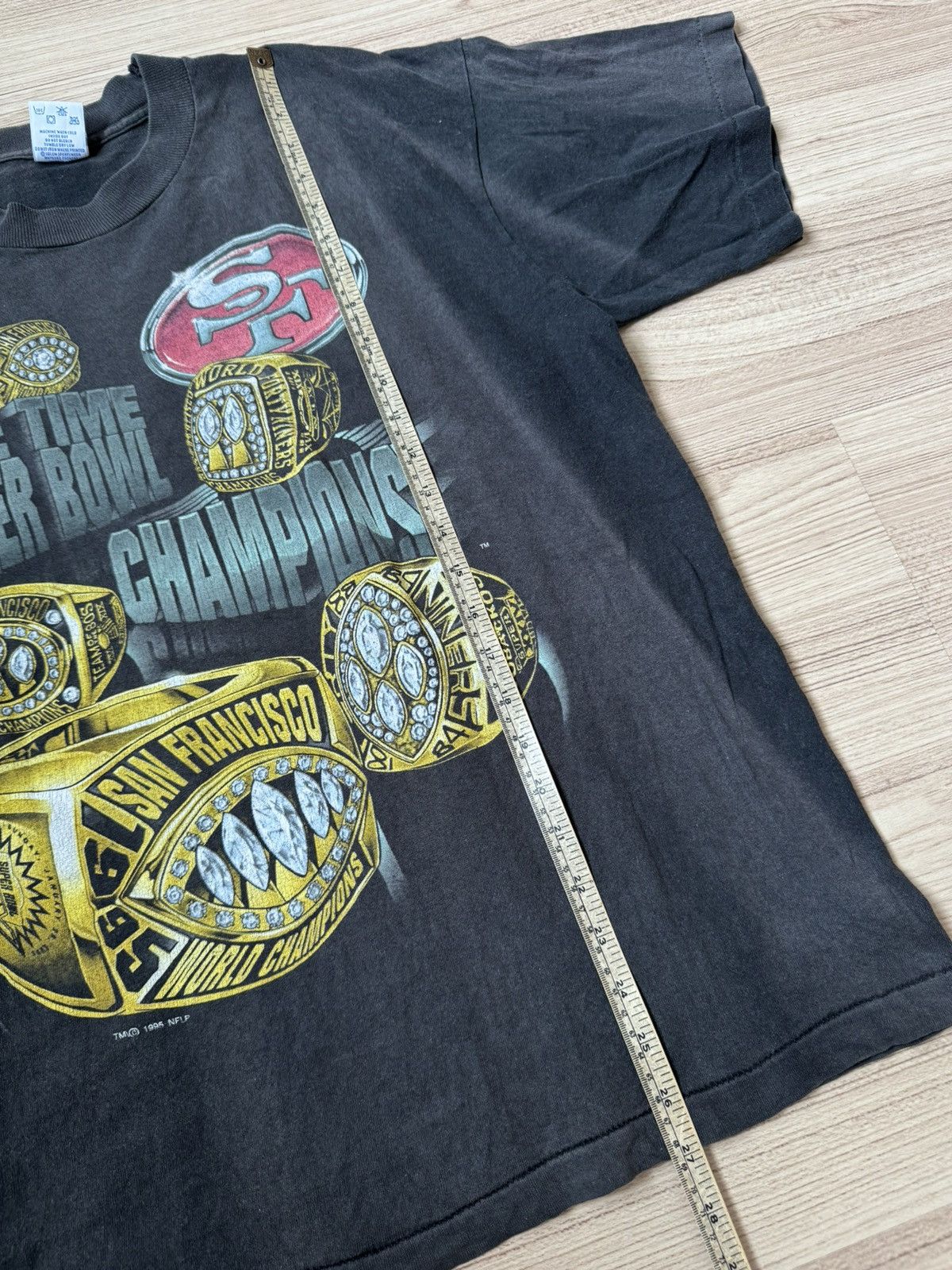 Rap Tees Vintage Super bowl 1996 Five Time Champion Size US L / EU 52-54 / 3 - 8 Thumbnail