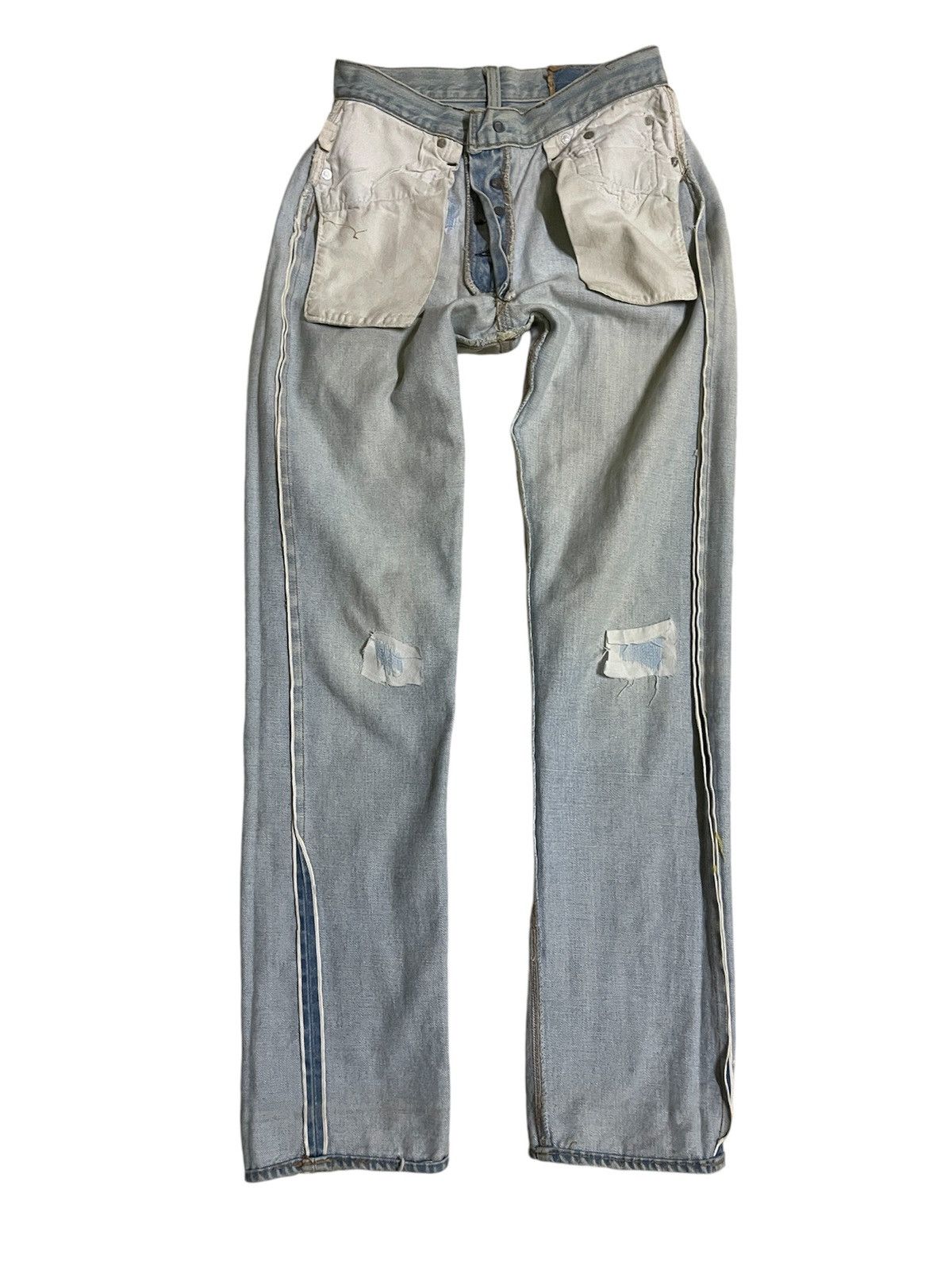 Levi's × Vintage Vintage 70s Levis 501 Redline #6 Selvedge Size US 27 - 23 Thumbnail