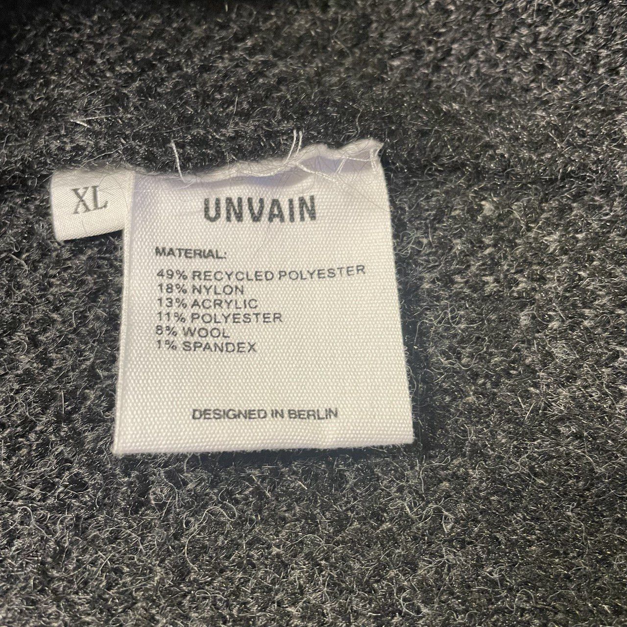 Unvain Studios MOHAIR KIMONO CARDIGAN - BLACK Size US XL / EU 56 / 4 - 8 Thumbnail