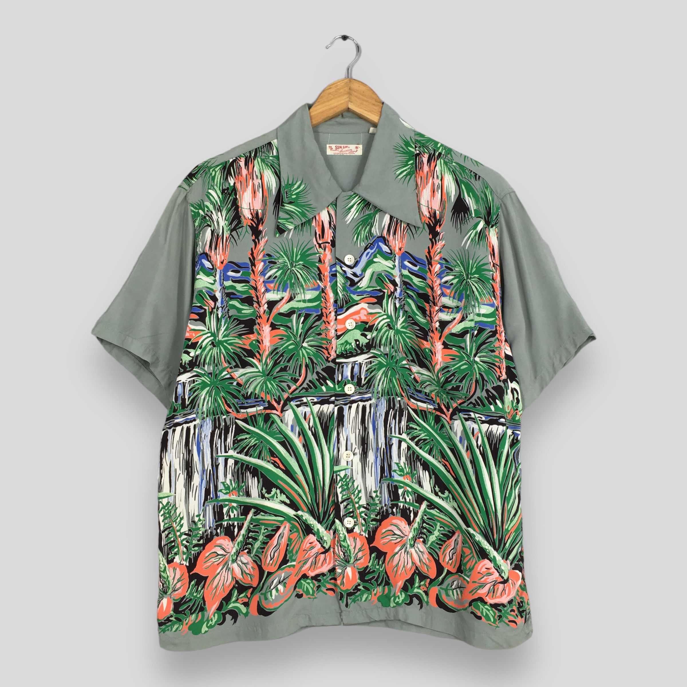 Sun Surf Vintage Sun Surf Hawaiian Palm Tree Rayon Shirt Medium Size US M / EU 48-50 / 2 - 1 Thumbnail