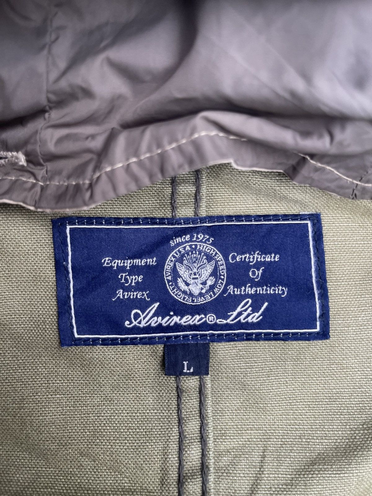 Avirex Avirex Zip Button Jacket Military Patch, Oversized Pockets Size US M / EU 48-50 / 2 - 2 Thumbnail