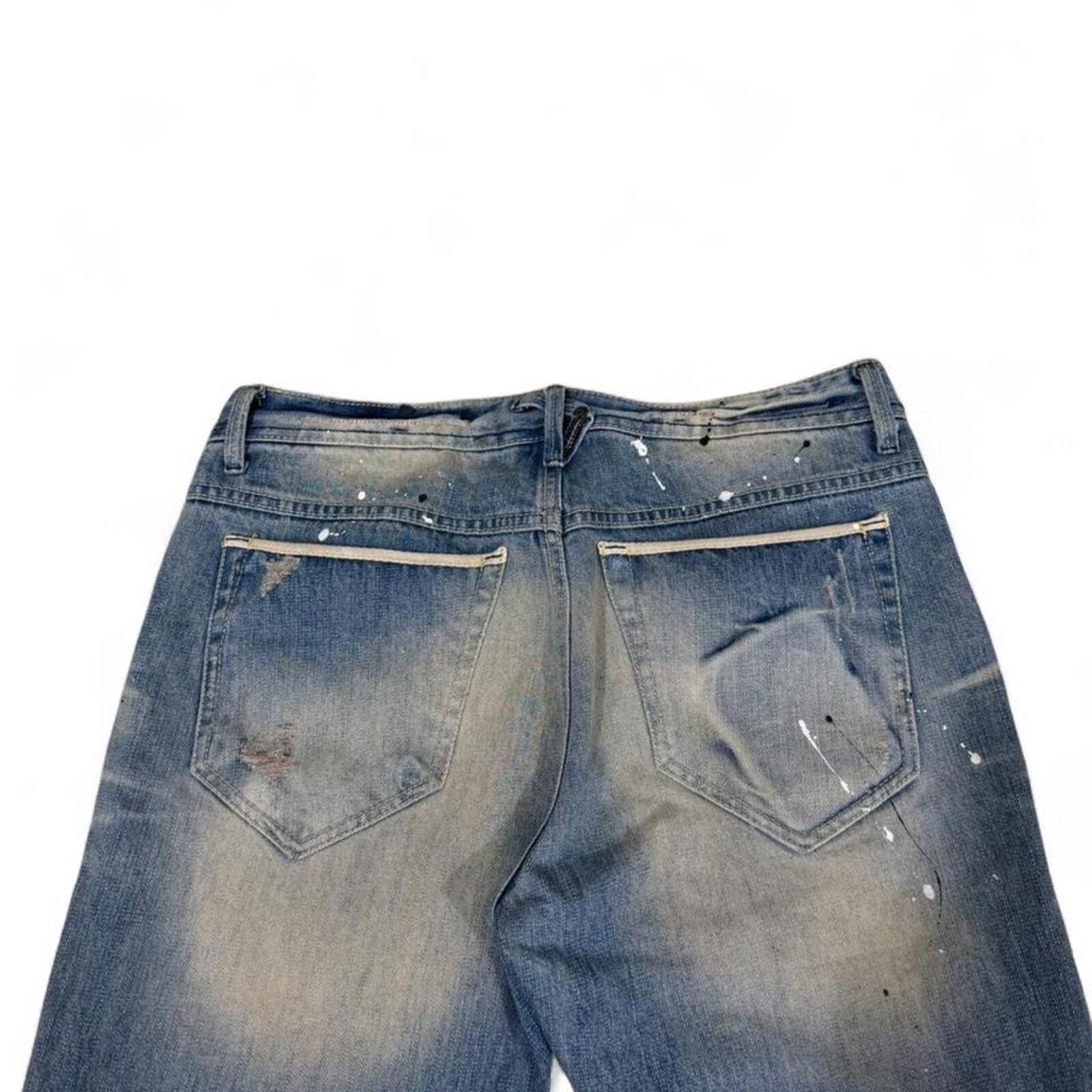 Other Vintage style Plan B straight fit unique shade denim jeans Size US 33 - 6 Thumbnail