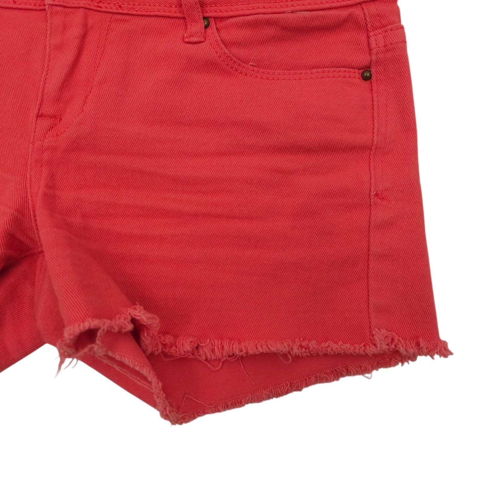 Other Delias Taylor Cut Off Denim Shorts Pink Coral Size 1/2 Low R Size 28" / US 6 / IT 42 - 13 Thumbnail