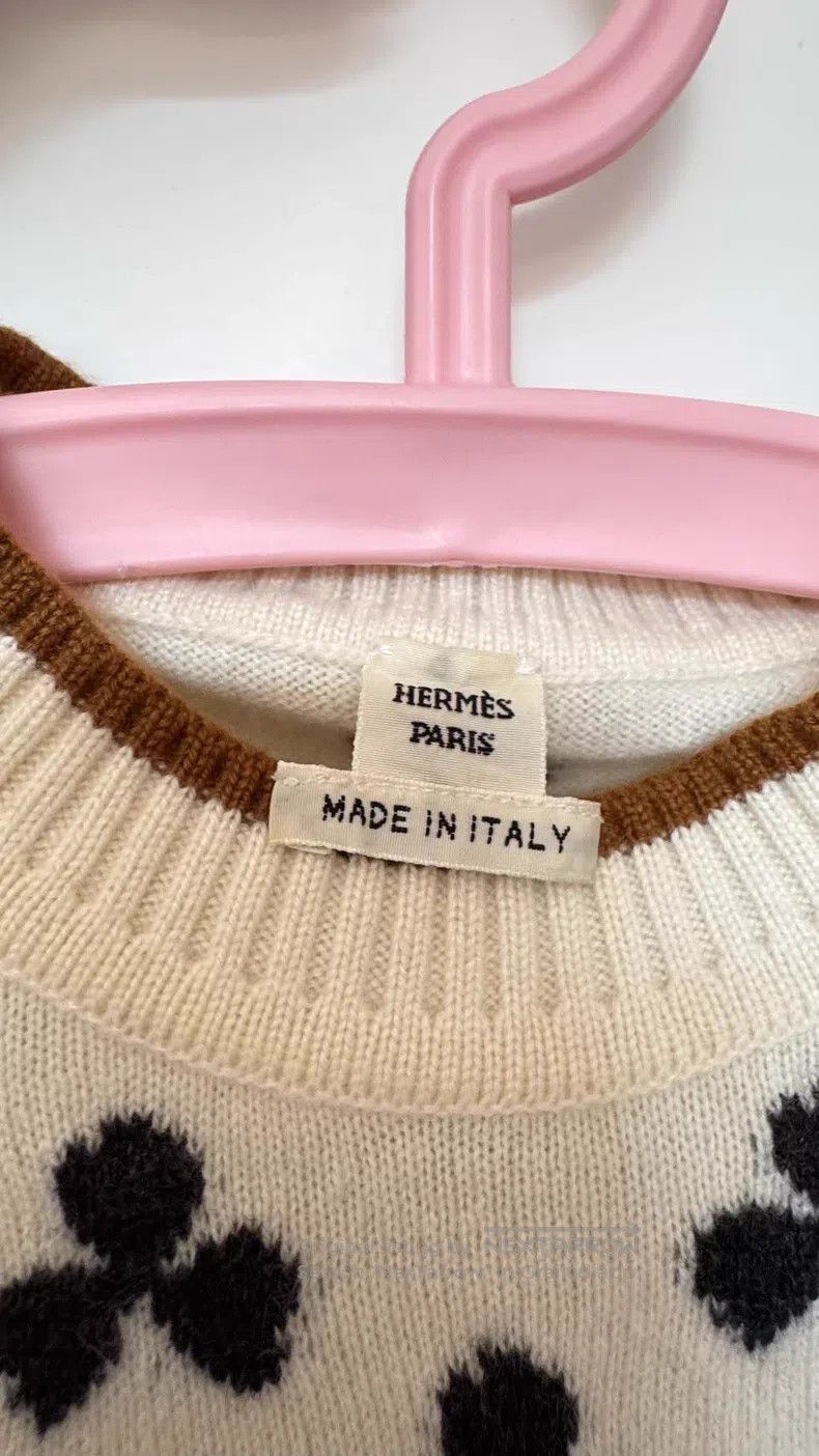 Hermes Hermes Cashmere knit short-sleeved T-shirt Size XXS / US 00 / IT 34 - 4 Thumbnail