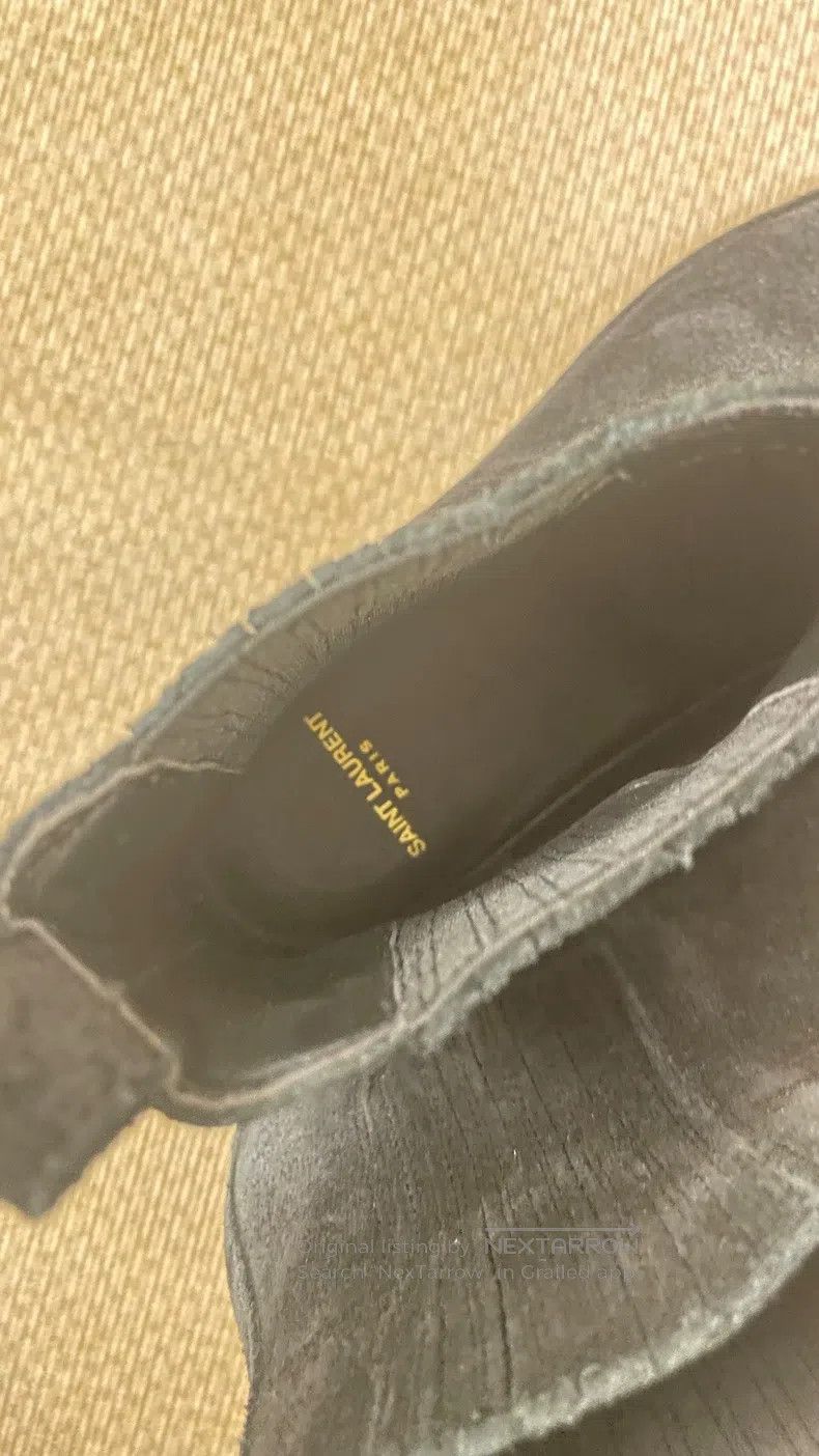 Saint Laurent Paris Saint Laurent Paris Men's black casual suede shoes i Size US 8 / EU 41 - 6 Thumbnail