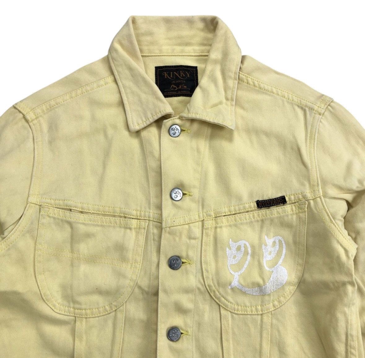 Hysteric Glamour 2000s HYSTERIC GLAMOUR Type III TRUCKER JEANS JACKET KINKY Size US S / EU 44-46 / 1 - 2 Thumbnail