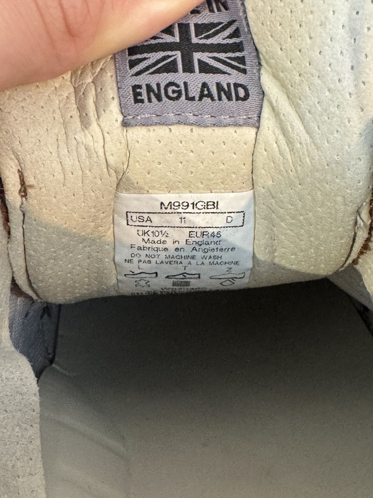 New Balance New Balance 991 Made in England Brown Leather (Mens 11) Size US 11 / EU 44 - 8 Thumbnail