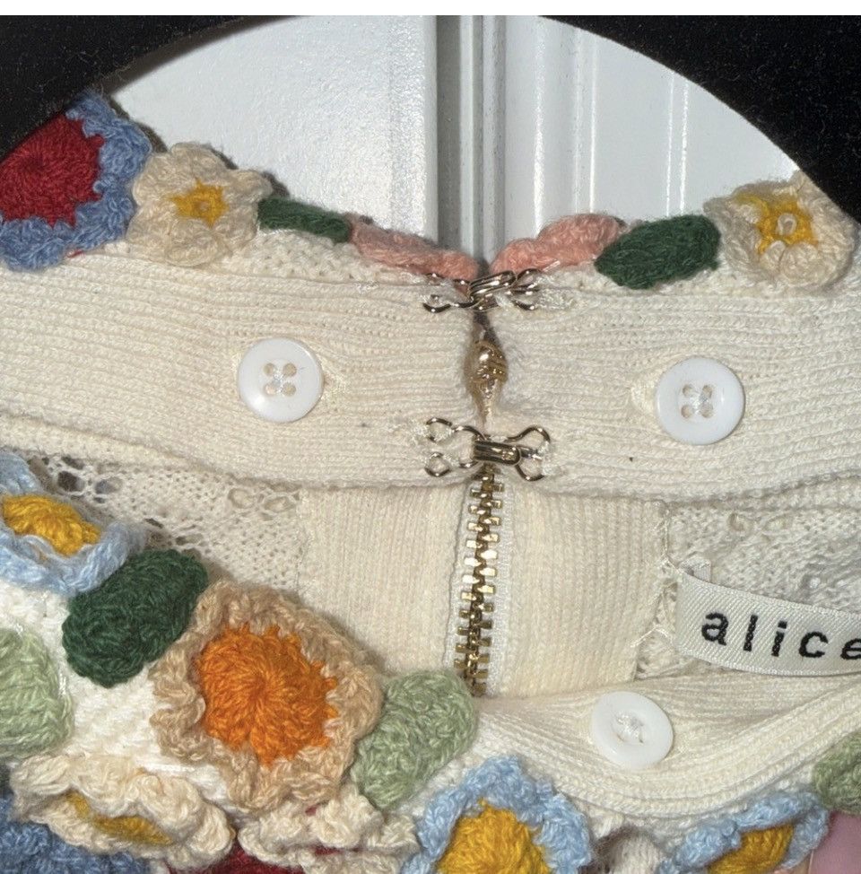 Alice + Olivia Alice & Olivia Chase Puff Cardigan Size L / US 10 / IT 46 - 4 Thumbnail