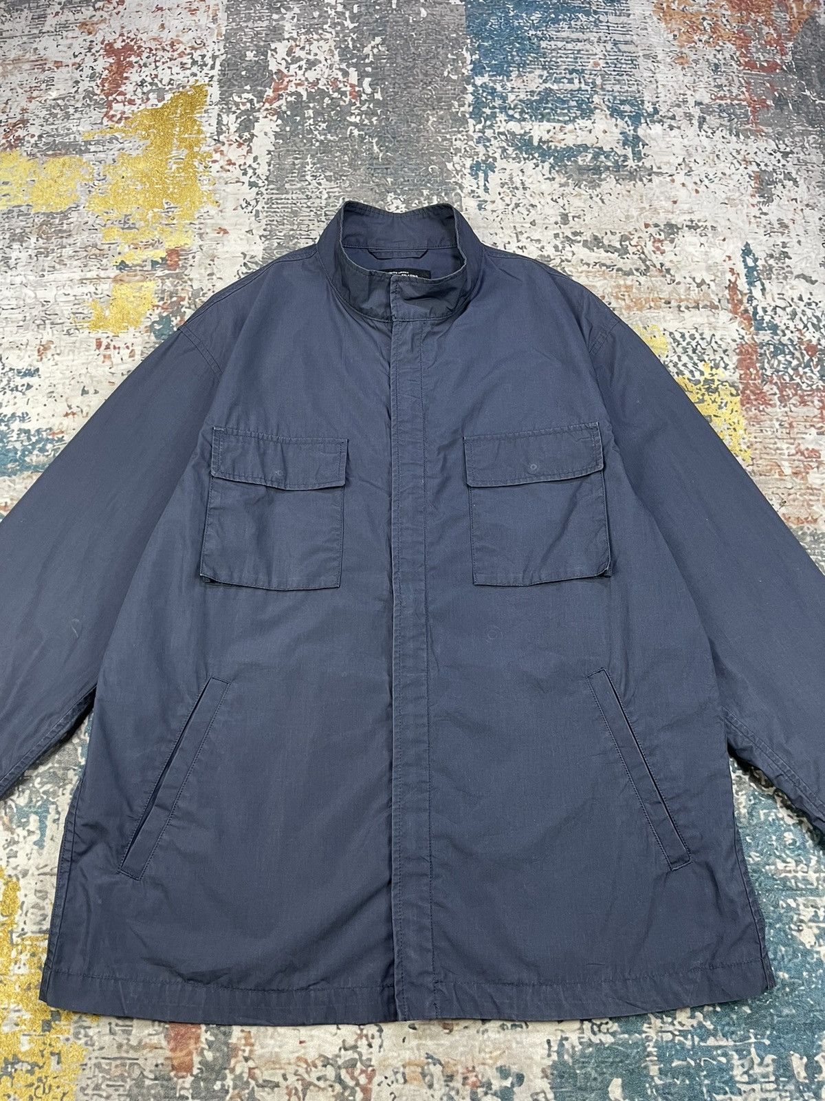 United Arrow Green Label Navy Military Jackets