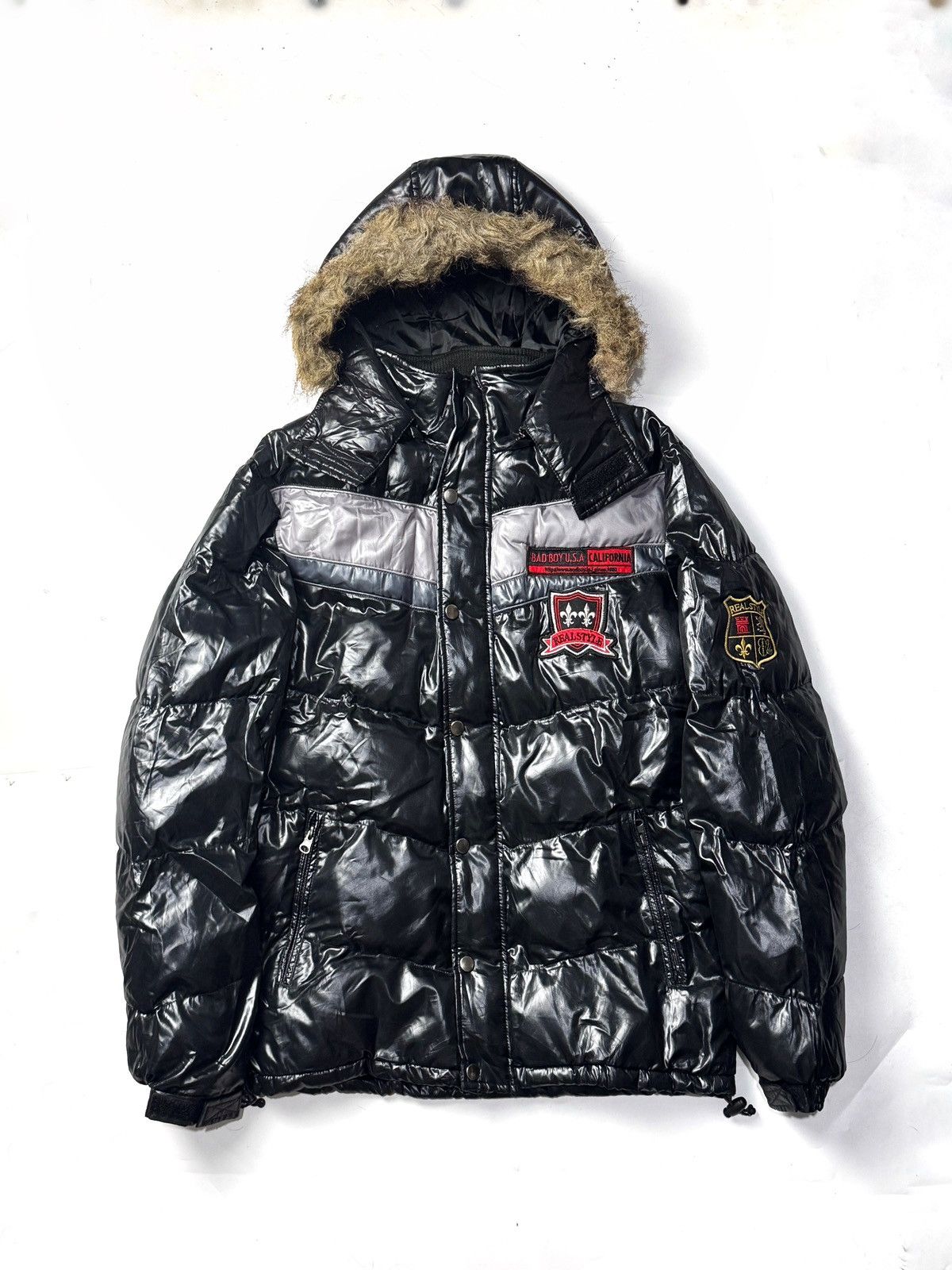 Japanese Brand Faux Fur Puffer Jacket Japanese Badboy Size US L / EU 52-54 / 3 - 1 Thumbnail