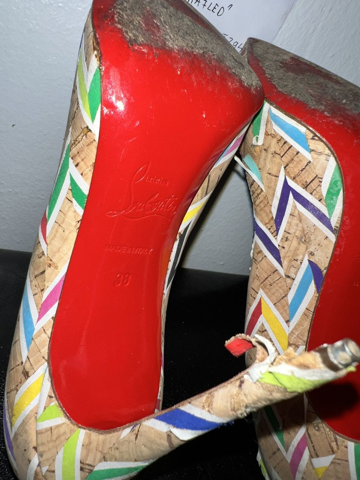 Christian Louboutin Christian Louboutin SUPER RARE Color Size US 7 / IT 37 - 6 Thumbnail