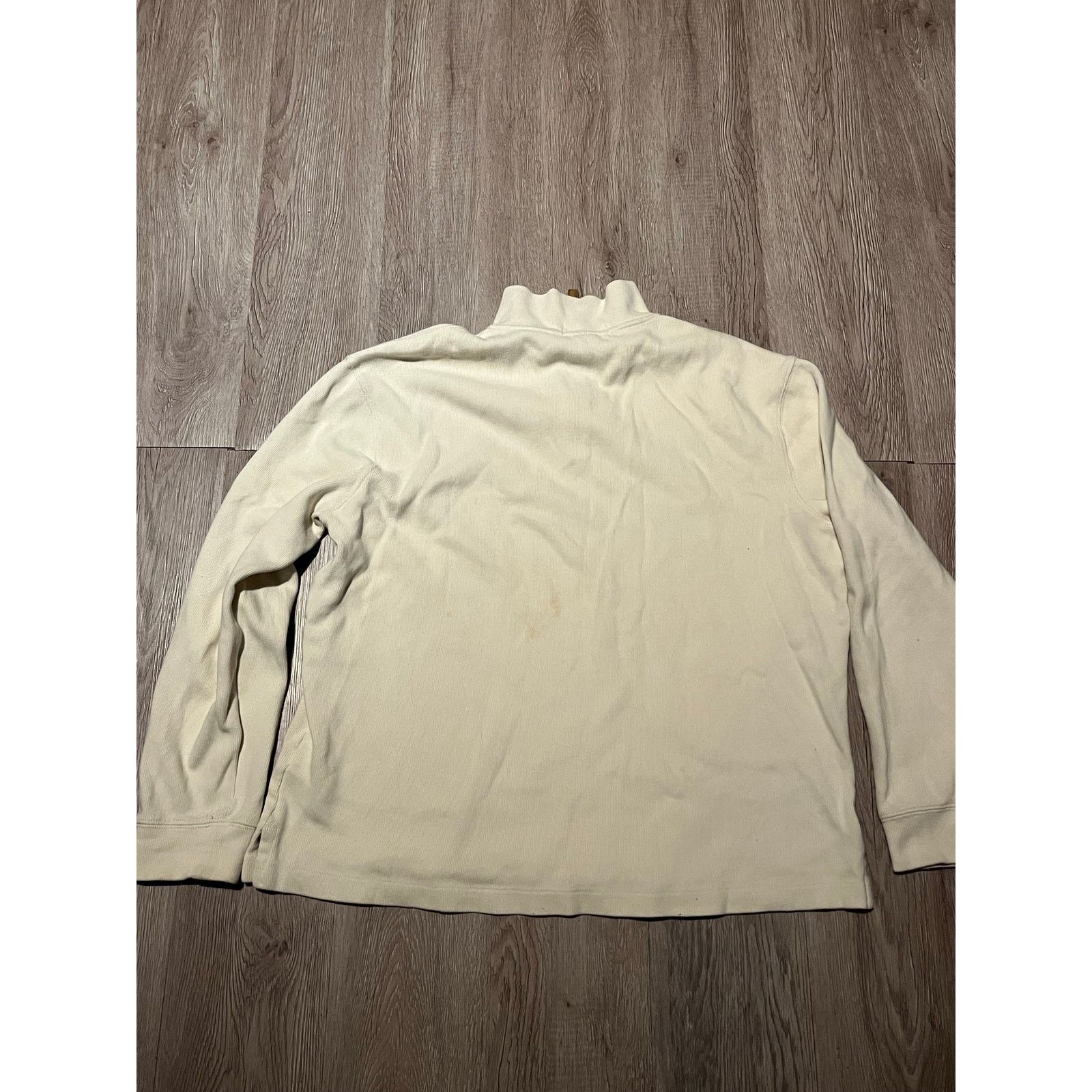 Polo Ralph Lauren Polo Ralph Lauren - Quarter Zip sweater / Cream / Large Size US L / EU 52-54 / 3 - 2 Thumbnail