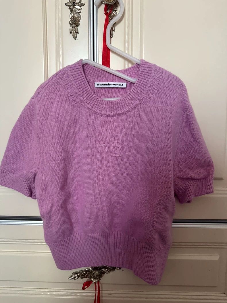 Alexander Wang Alexander Wang High Waist Short Sleeve Sweater- Size S / US 4 / IT 40 - 1 Thumbnail