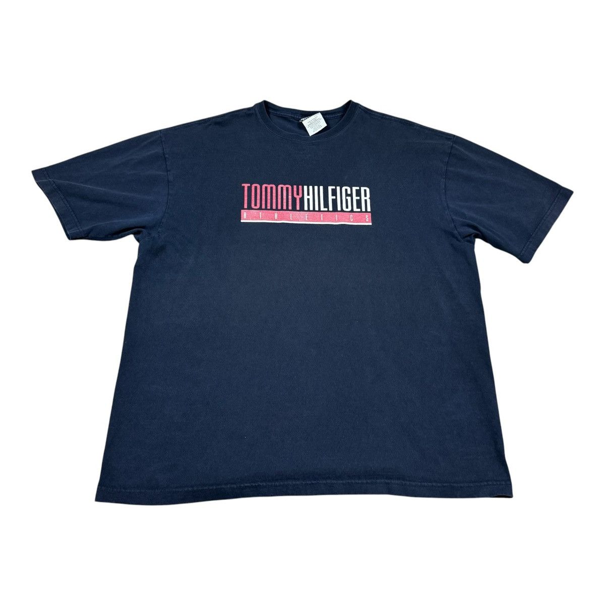 Tommy Hilfiger Vintage Tommy Hilfiger Athletics Double Stitch Shirt XL Size US XL / EU 56 / 4 - 1 Thumbnail