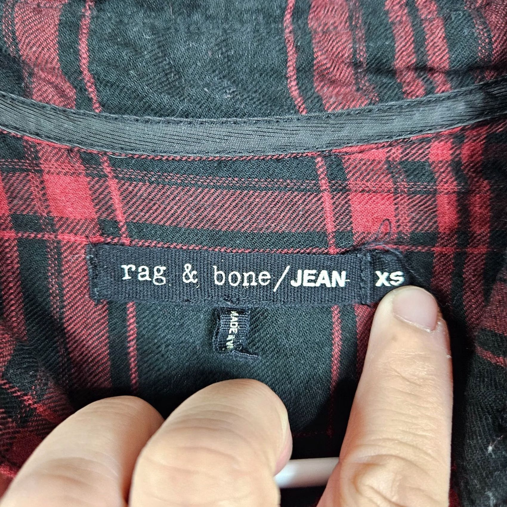 Rag & Bone Rag & Bone/Jean Women's Button Up Long Sleeve Plaid Shirt XS Multicolor Casual Shirt Womens XS Plaid Button-Up"} Size XS / US 0-2 / IT 36-38 - 6 Thumbnail