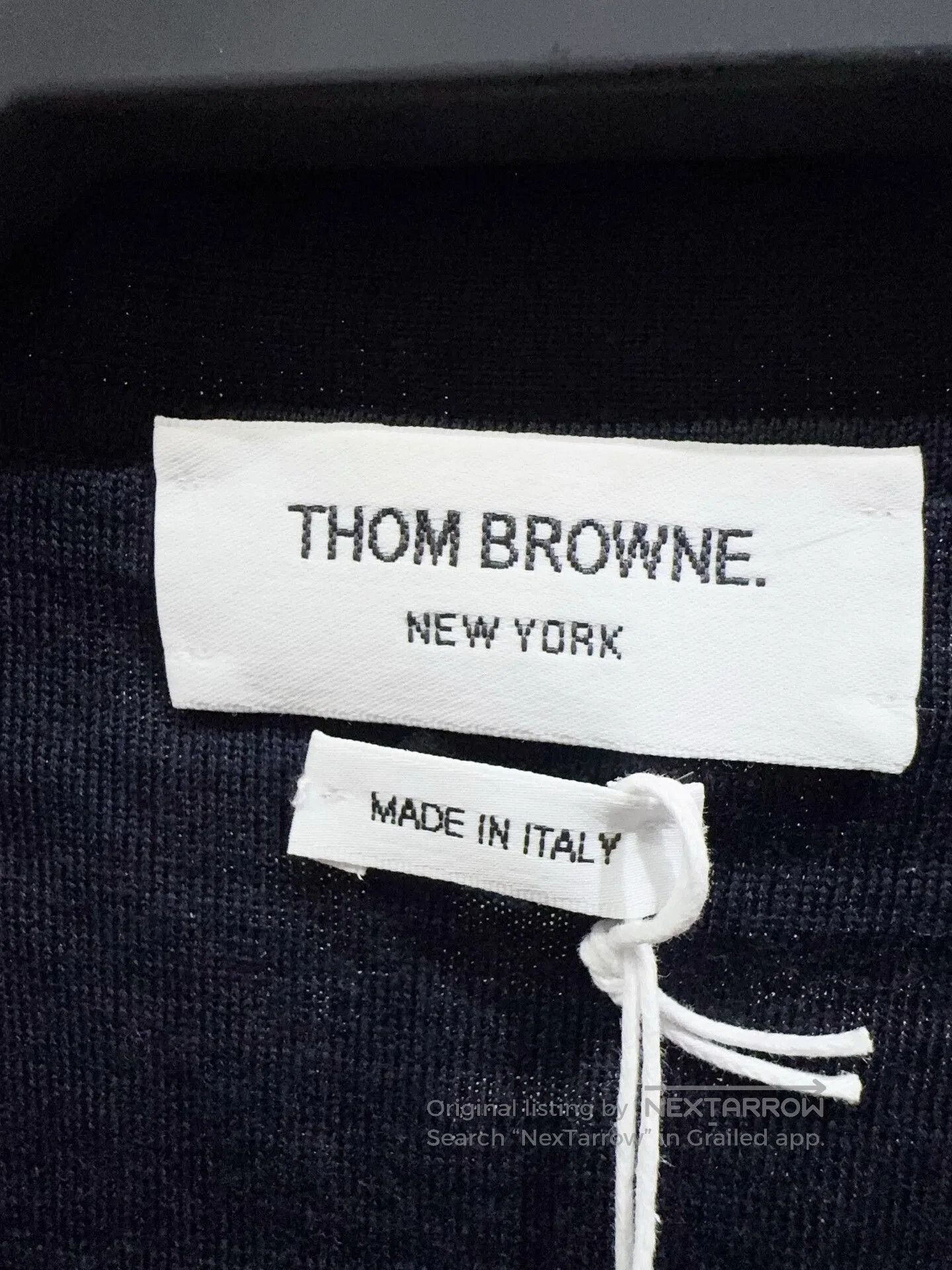 Thom Browne thom browne navy cardigan with dog design. Size US S / EU 44-46 / 1 - 2 Thumbnail