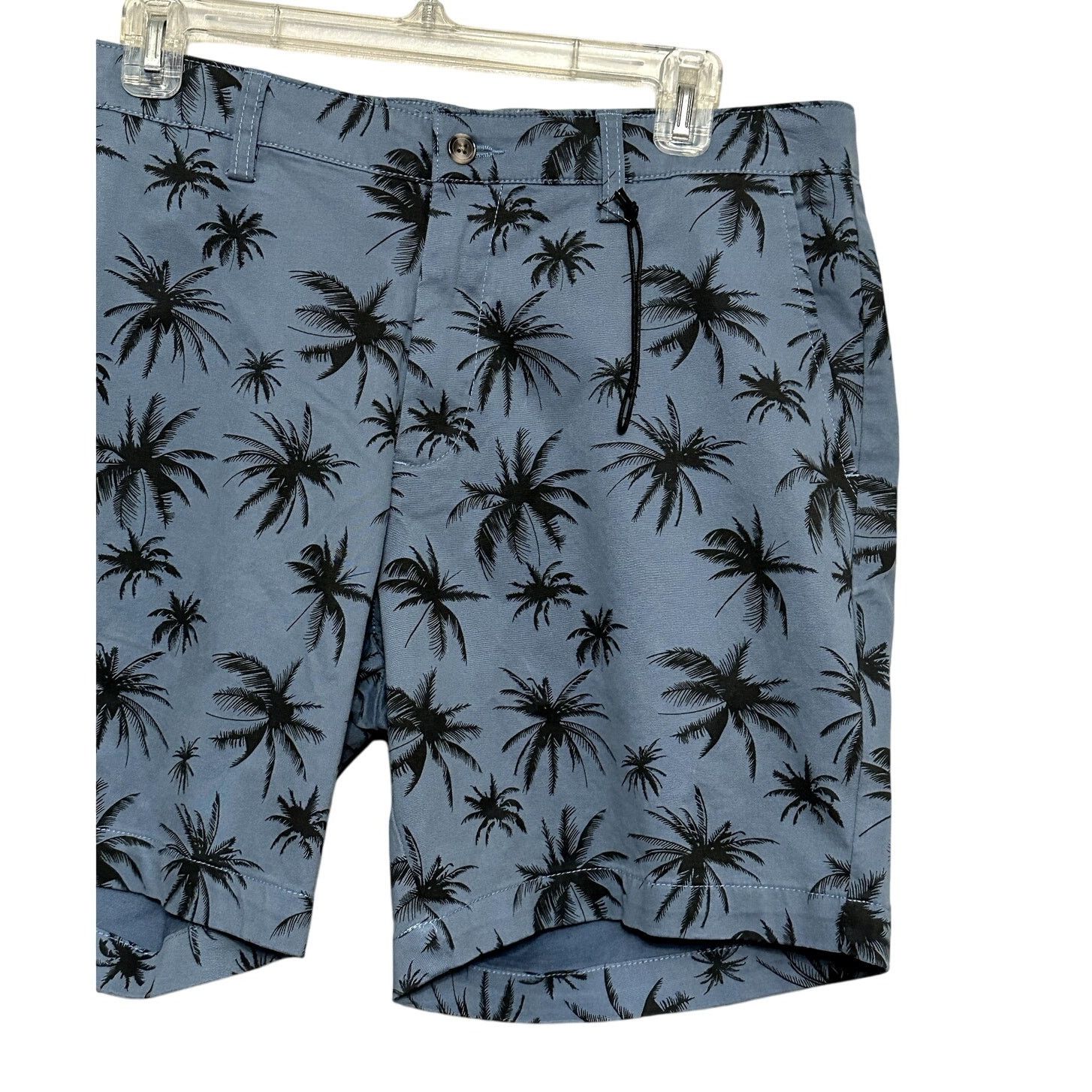 Slate & Stone Slate & Stone Palm Tree Short Twill Blue Black Men's 33 NWOT Size US 33 - 4 Thumbnail