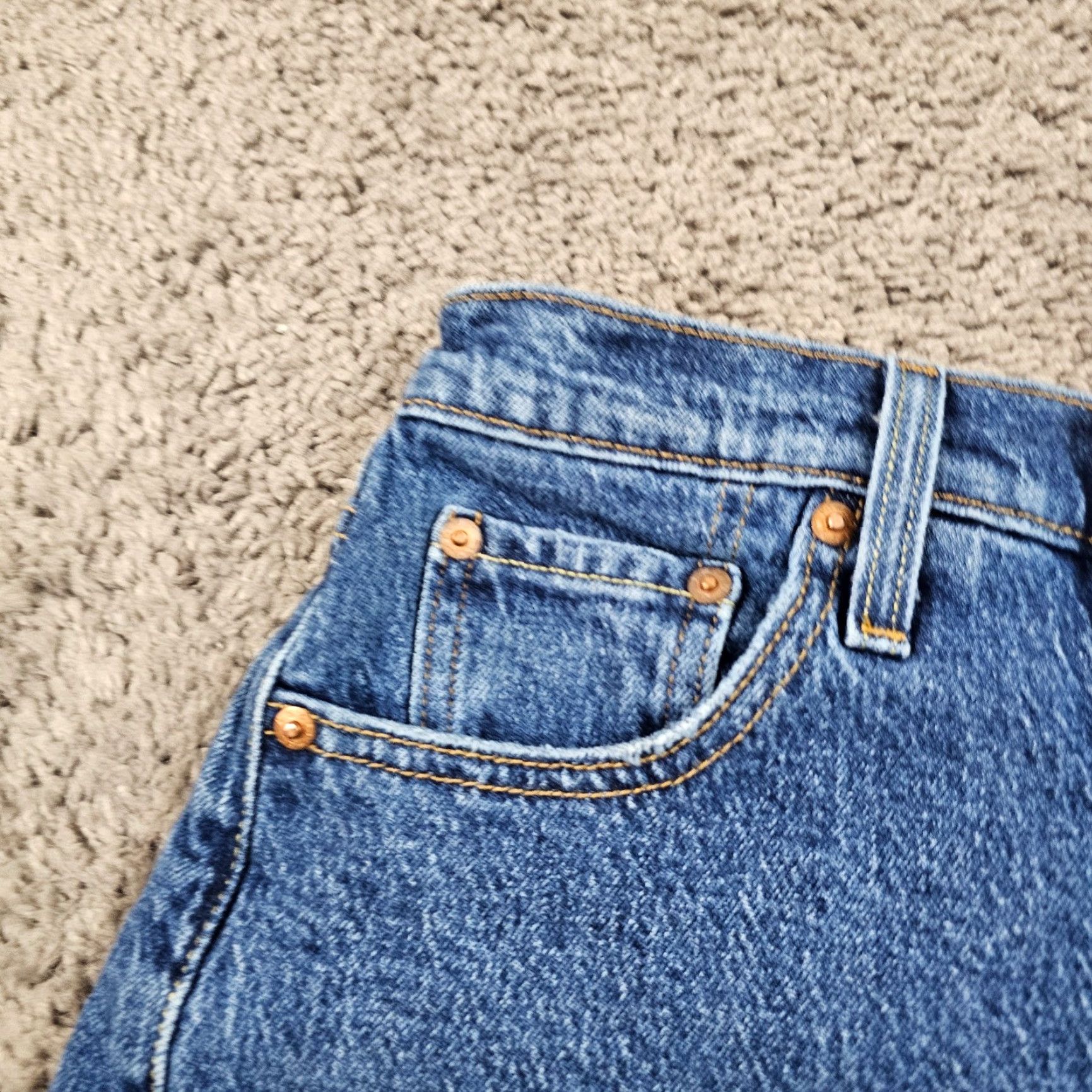 Levi's VINTAGE Levi's 501 Shorts Womens Medium Blue Denim Cut-Off 24" Waist Casual Size 24" / US 00 / IT 34 - 2 Thumbnail