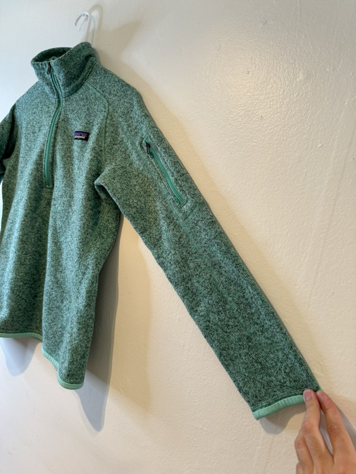 Patagonia Patagonia Better sweater 1/4 zip Heather Blue Sz M Women Size M / US 6-8 / IT 42-44 - 3 Thumbnail