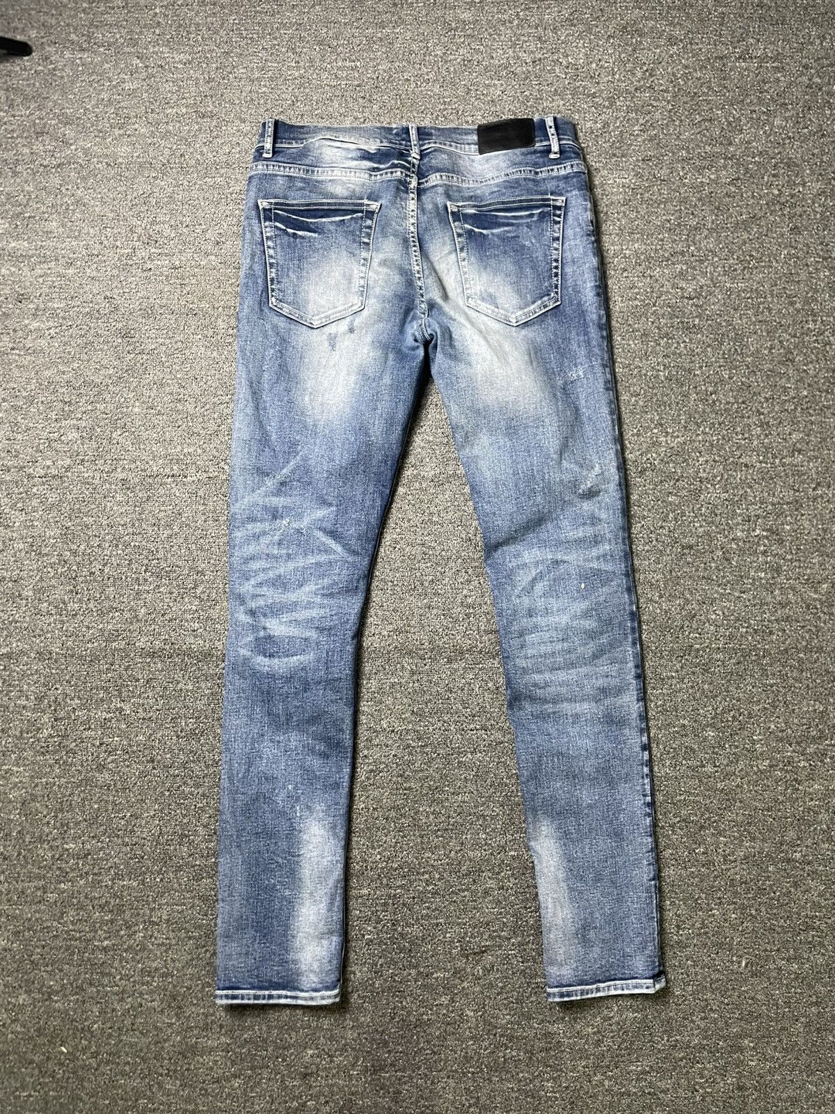 Japanese Brand U-Men Brand Distressed Skinny Denim (62) Size US 30 / EU 46 - 12 Thumbnail