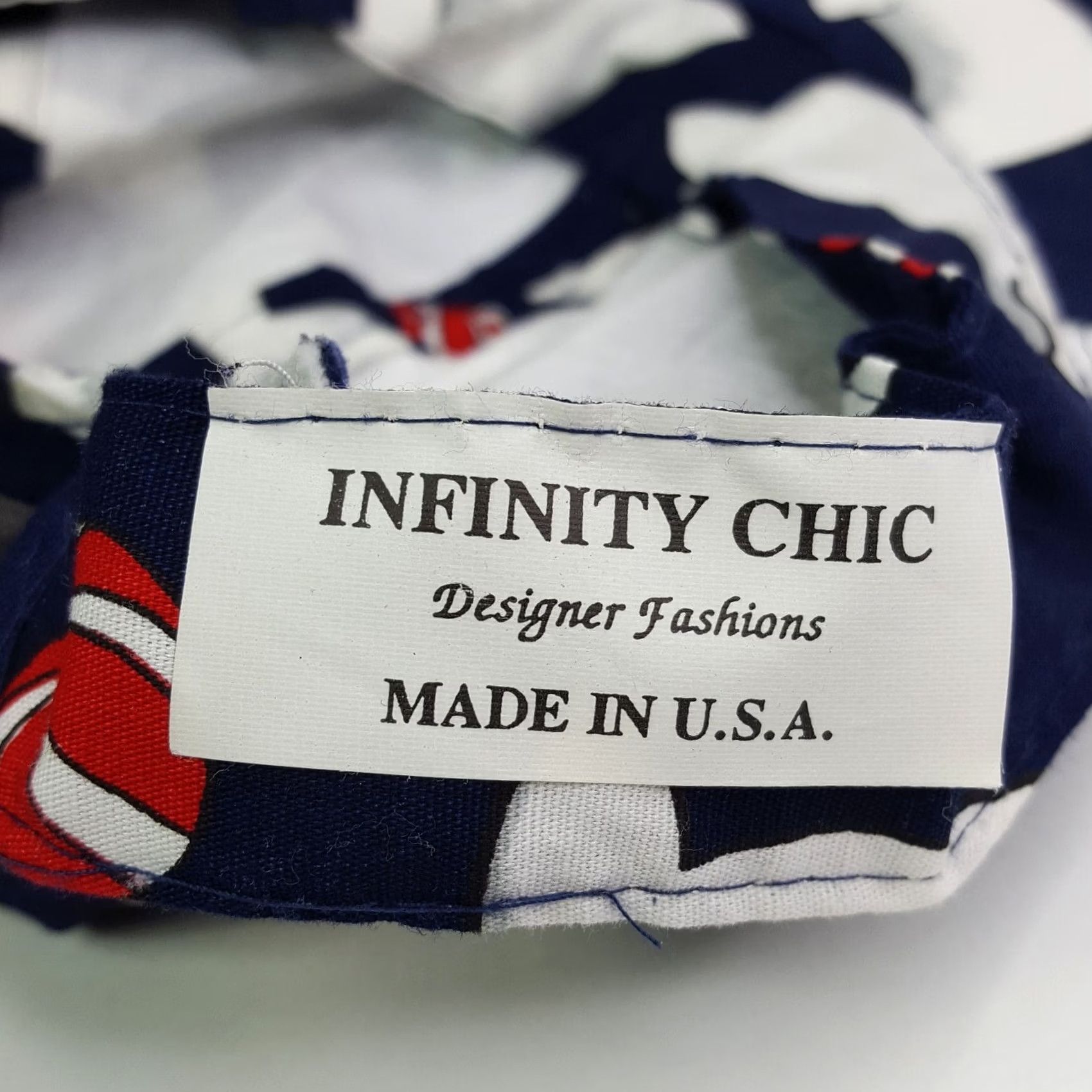 Vintage VINTAGE Infinity Chic Navy Hat Baseball Cap Adjustable USA Made Dolphin 80s 90s Snapback Mens Size ONE SIZE - 7 Thumbnail