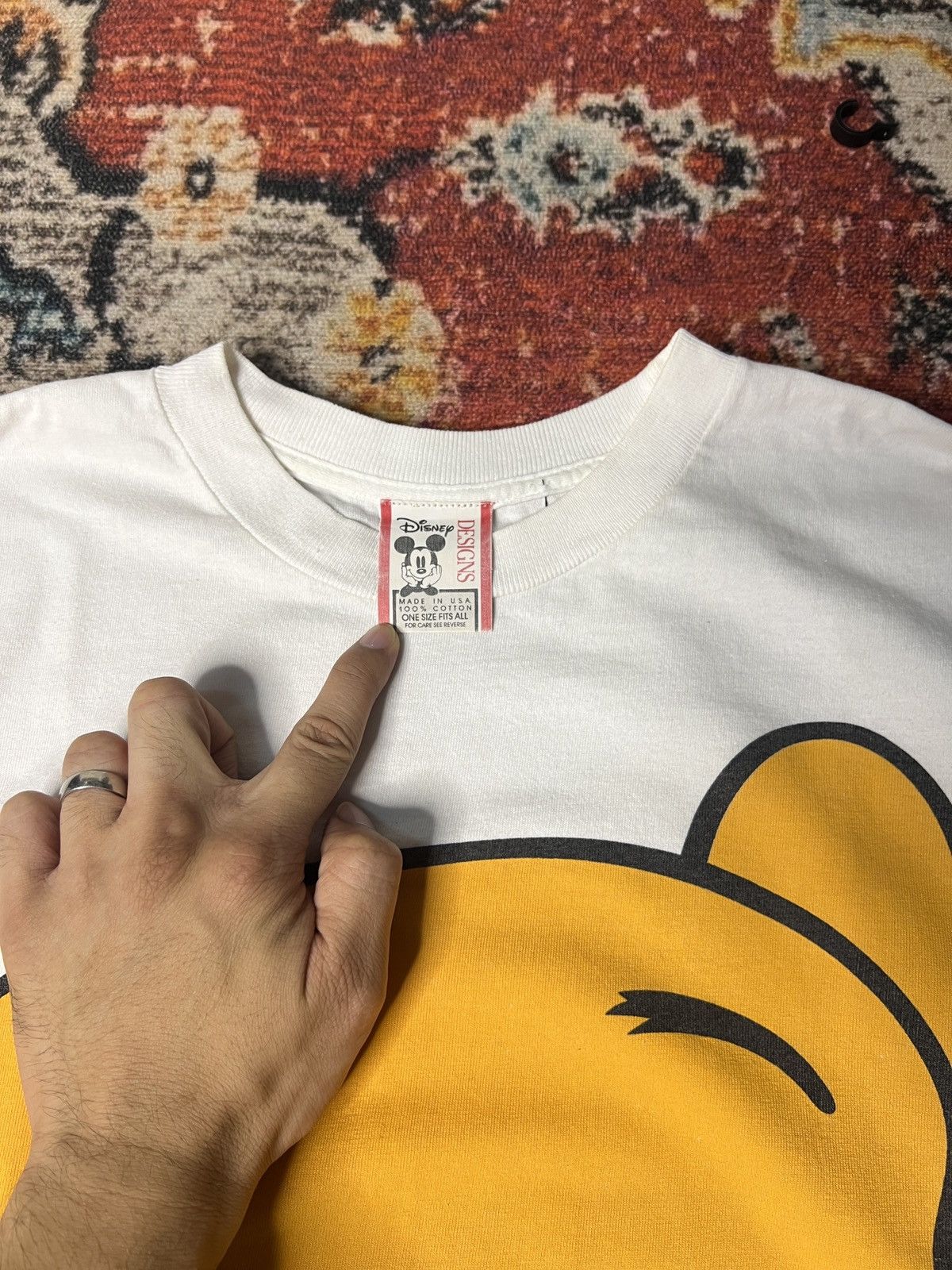 Disney Vintage 90s Winnie the Pooh Big Face Size US XL / EU 56 / 4 - 6 Thumbnail