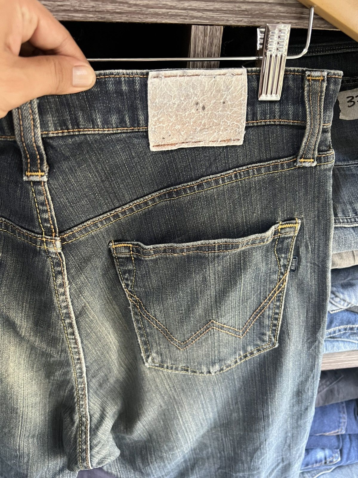 Edwin 🔥Vintage Edwin S403 Distressed Denim Size US 35 - 11 Thumbnail