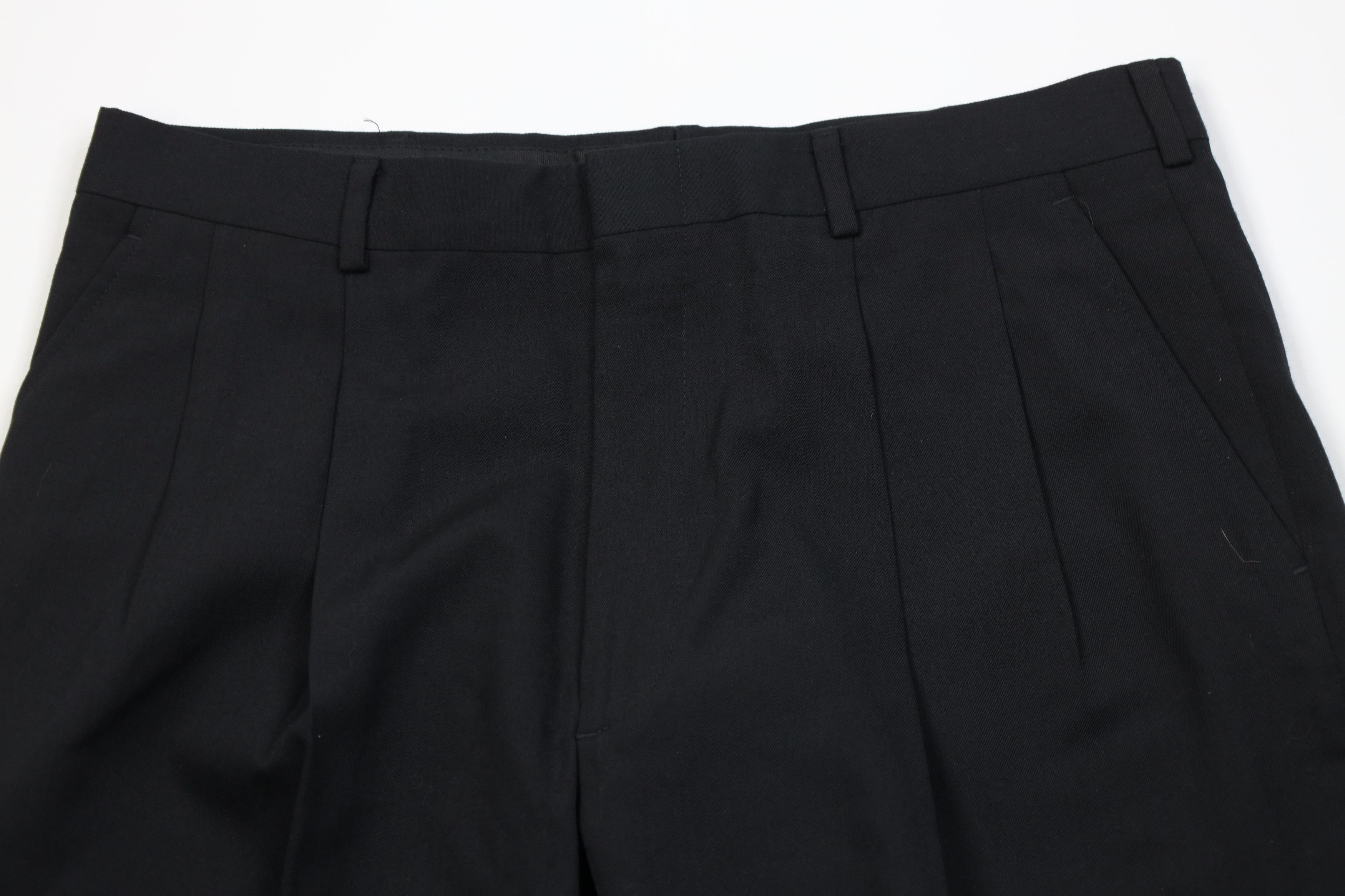 Vintage Vintage 90s Streetwear Wool Blend Knit Wide Leg Chino Pants Size US 34 / EU 50 - 2 Thumbnail