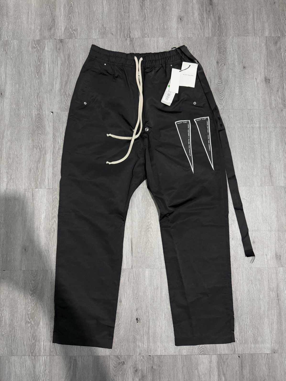 Rick Owens × Rick Owens Drkshdw Rick Owens Drkshdw Geth Bela Pants Black Size US 31 - 1 Thumbnail