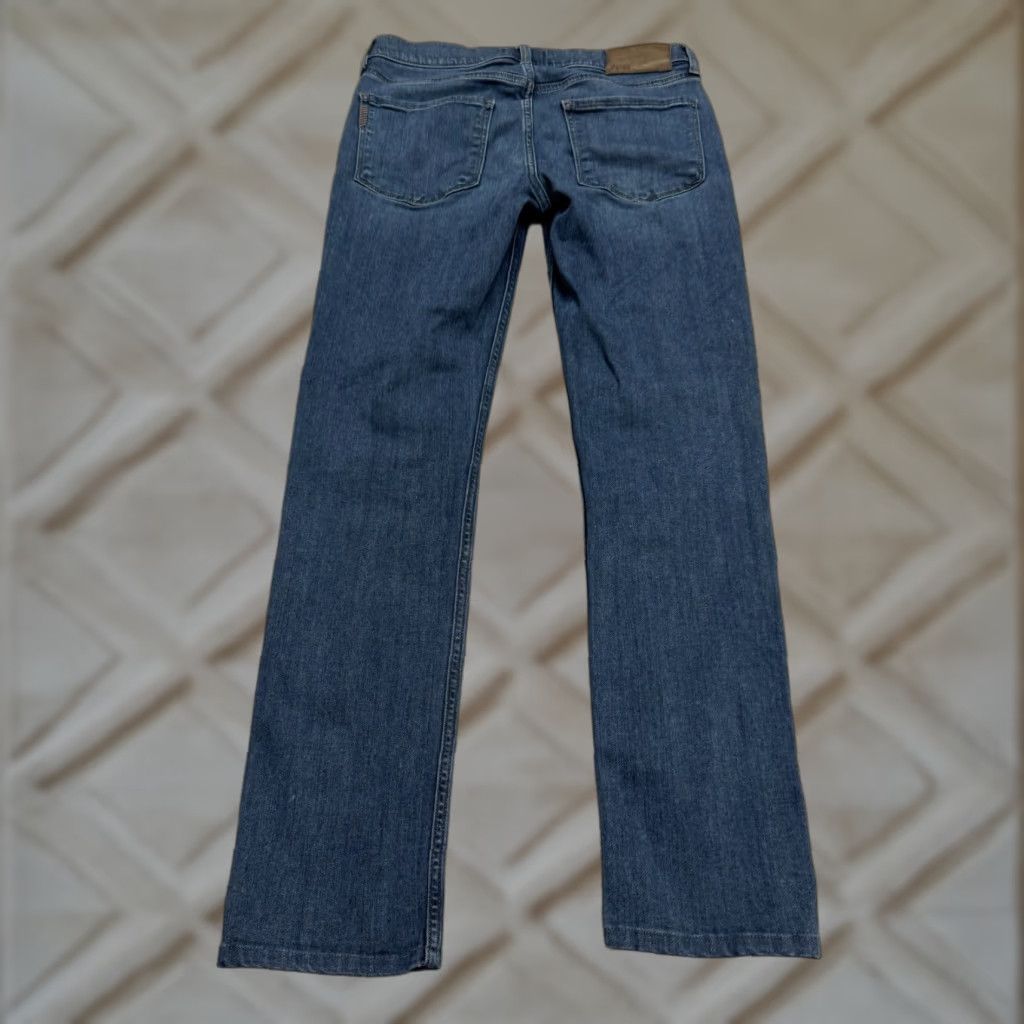 Paige Paige Lennox Slim Straight Denim Jeans Womens 28 Parnell Blue Dark Wash Jeans Size 28" / US 6 / IT 42 - 1 Thumbnail