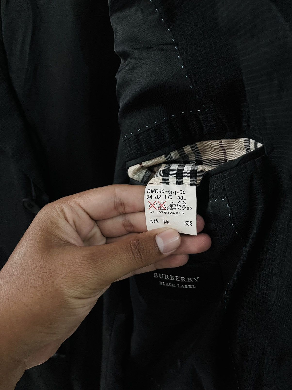 Burberry Burberry Black Blazer Size 38L - 5 Thumbnail