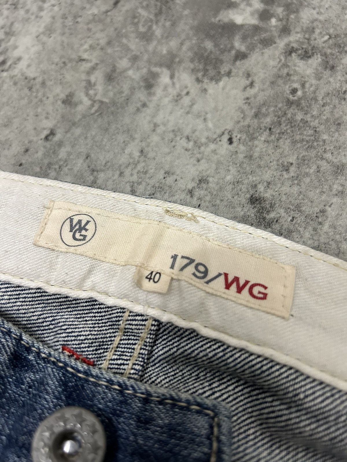 If Six Was Nine × Japanese Brand × Nicole Club 179/WG Nicole Club Distressed Bandana Pocket Back Jeans Size US 32 / EU 48 - 14 Thumbnail
