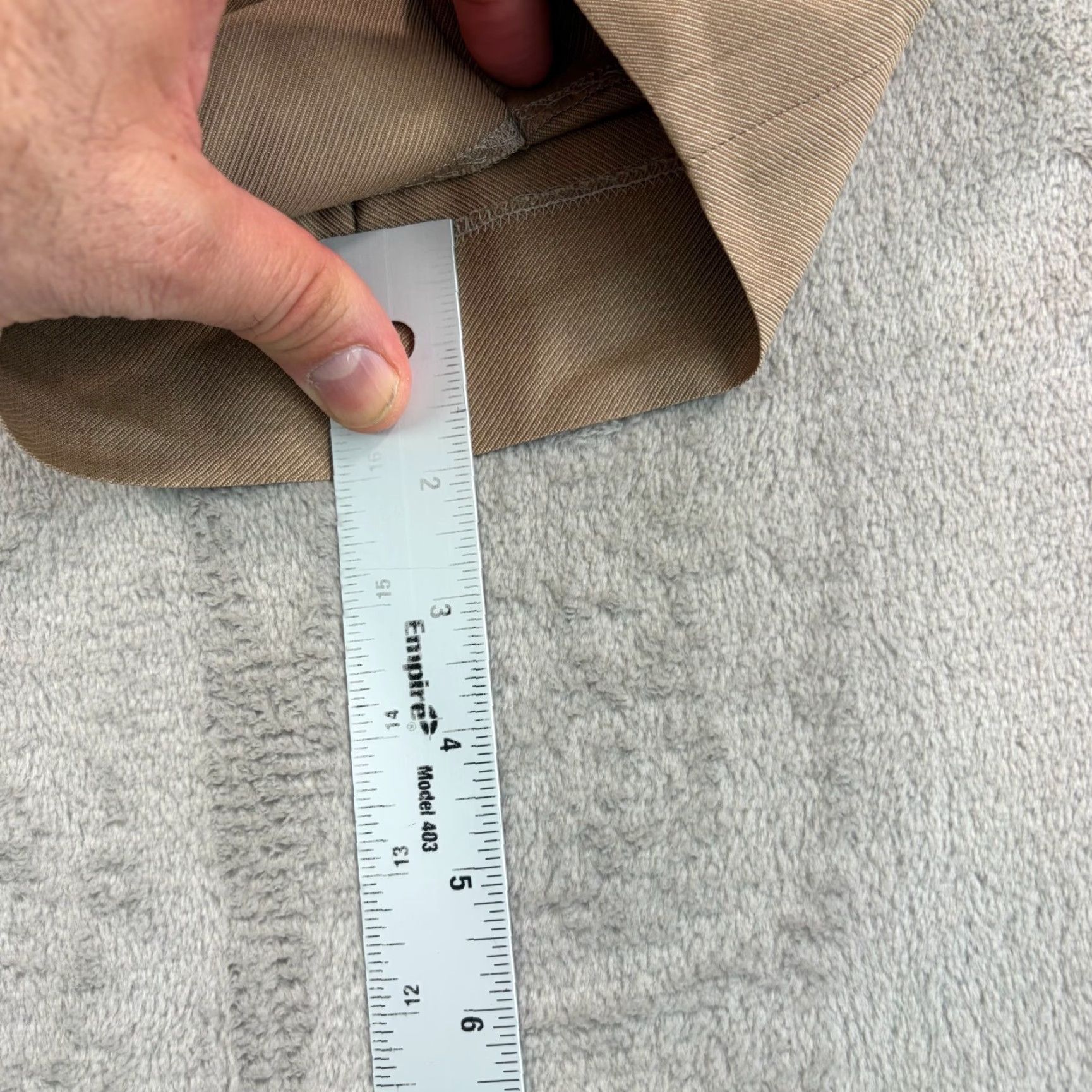 Canali Canali Flat Front Dress Pants Brown 100% Wool Men 36x30 Straight Regular Stretch Zip Pockets Dry Clean Only Italy 80s 90s Wedding City Preppy USA Size US 36 / EU 52 - 7 Thumbnail